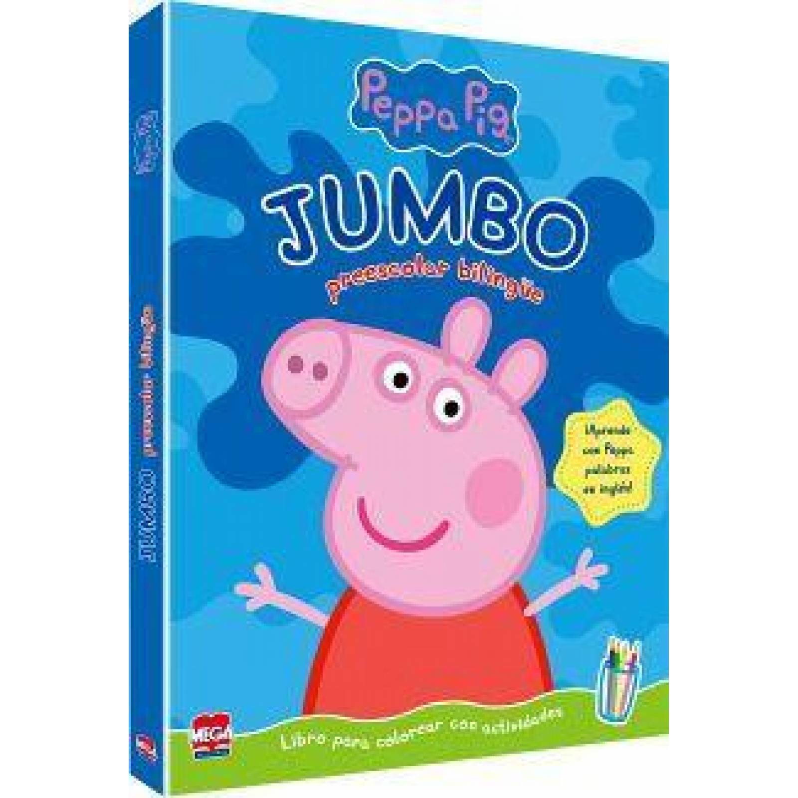 Peppa Pig Jumbo preescolar bilingüe 