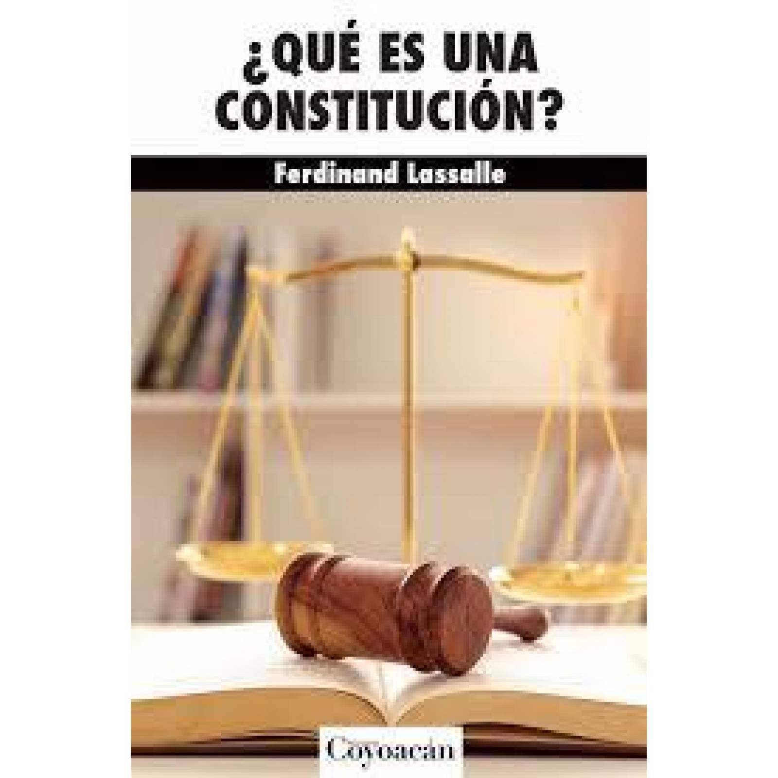¿QUÉ ES UNA CONSTITUCIÓN? 