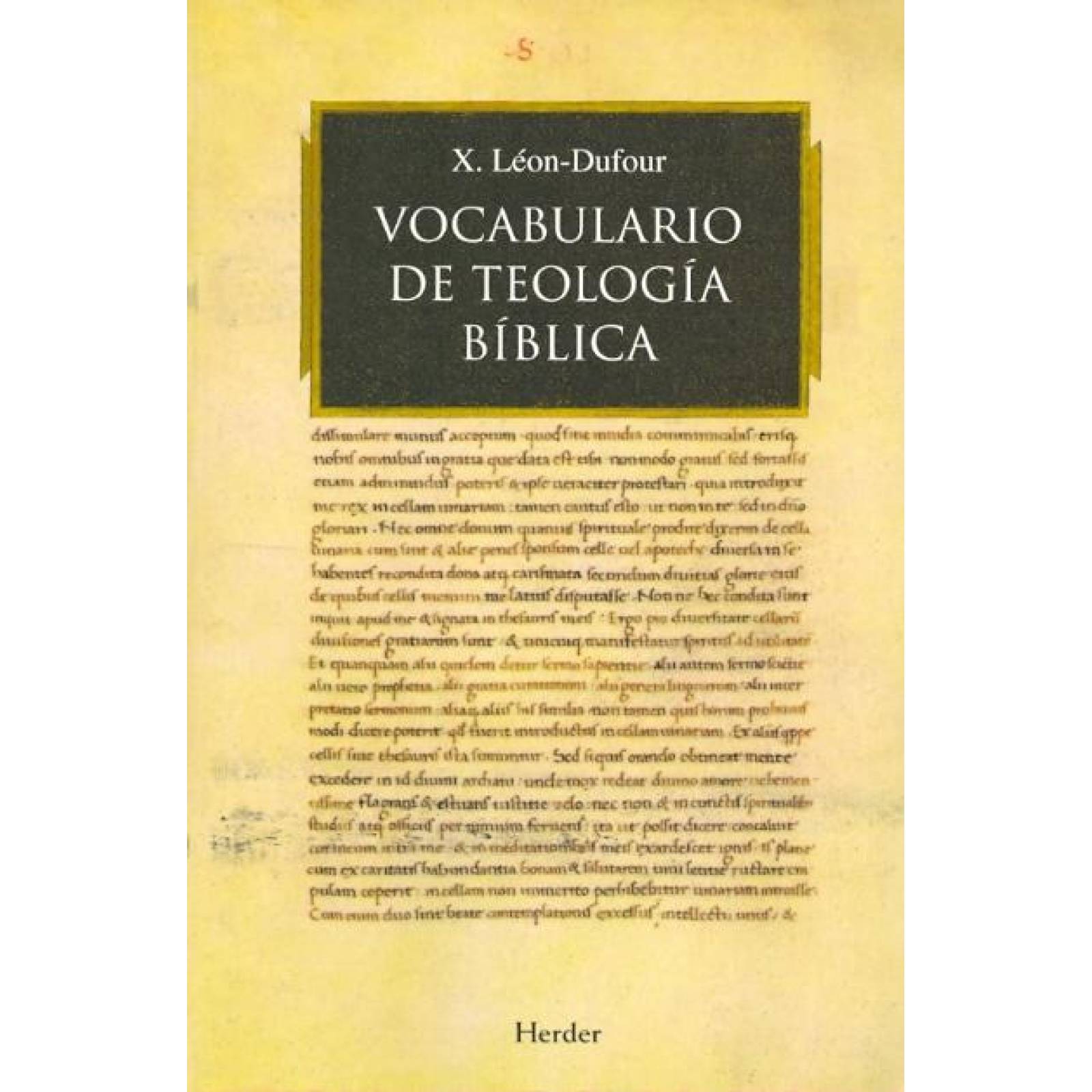Vocabulario De Teologia Biblica 