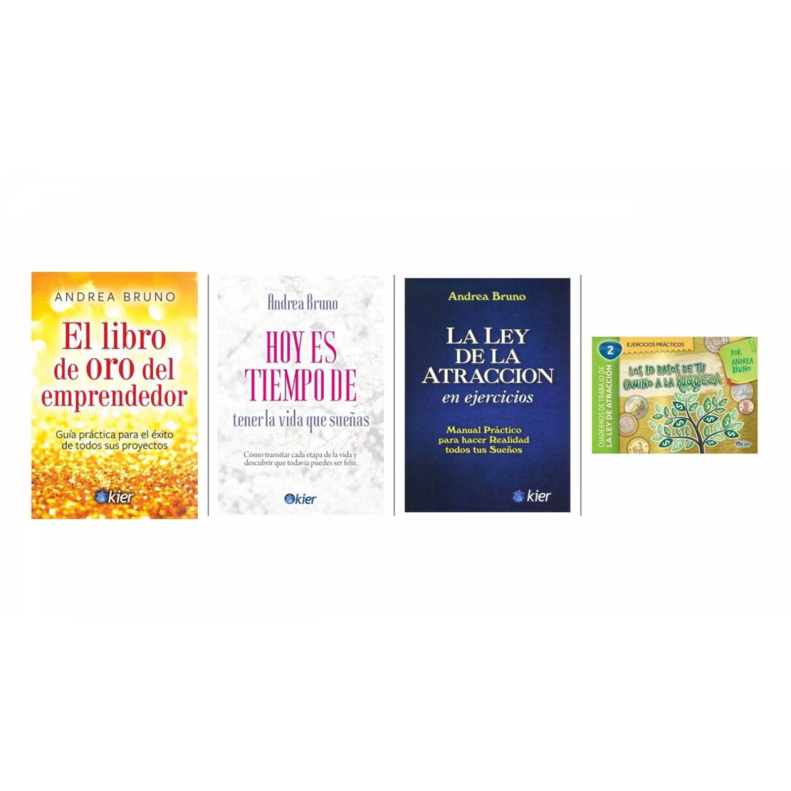 Colección Libros Para el Éxito de Andrea Bruno - Cuatro Libros