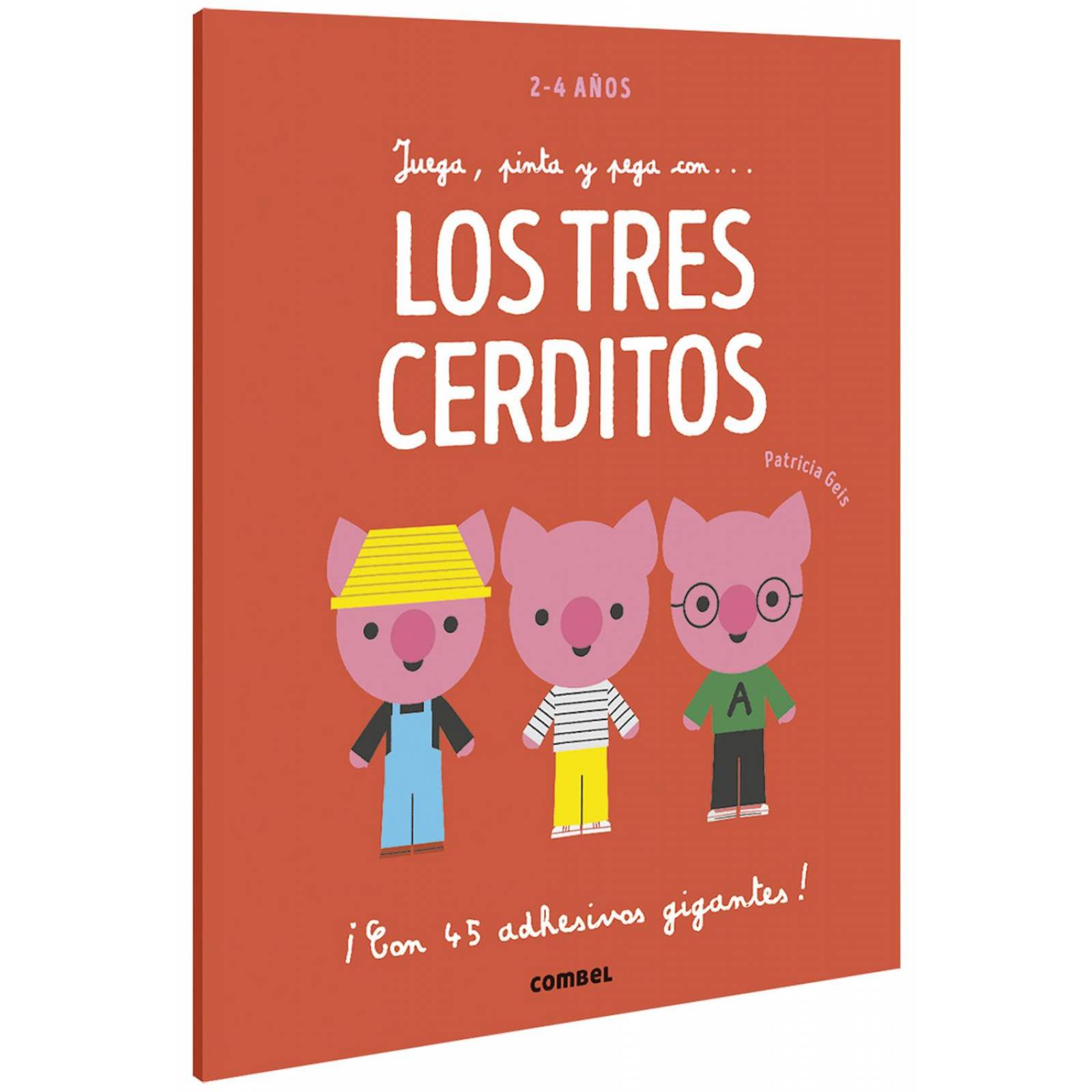 Los tres cerditos (Pinta y pega con) 