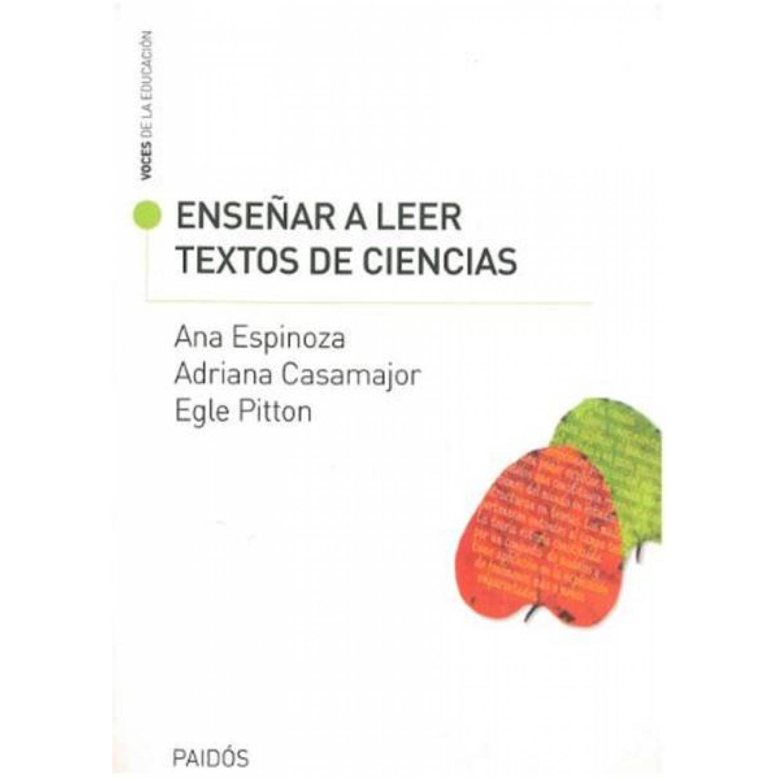 Enseñar A Leer Textos De Ciencias 