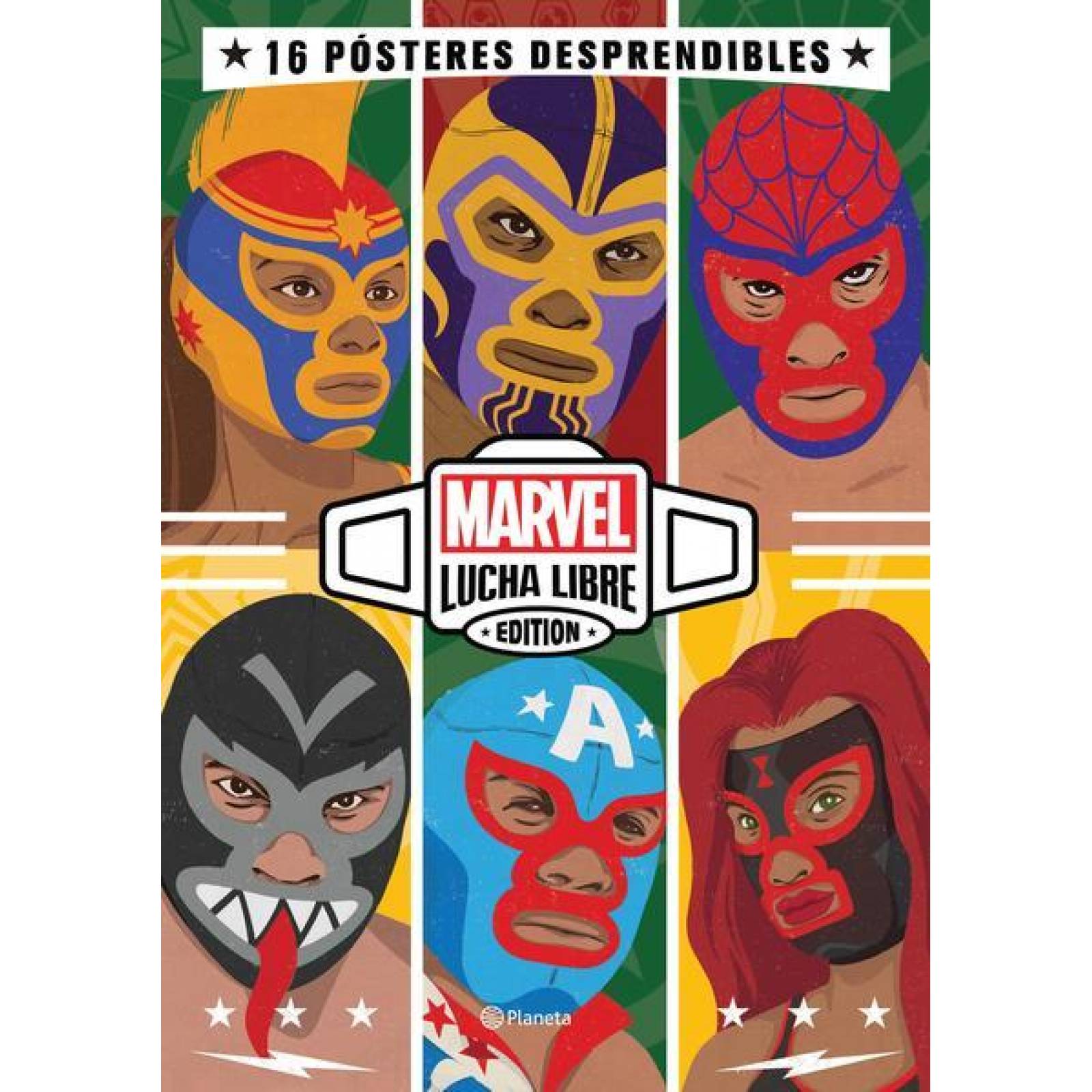 Marvel Lucha Libre. Libro póster 