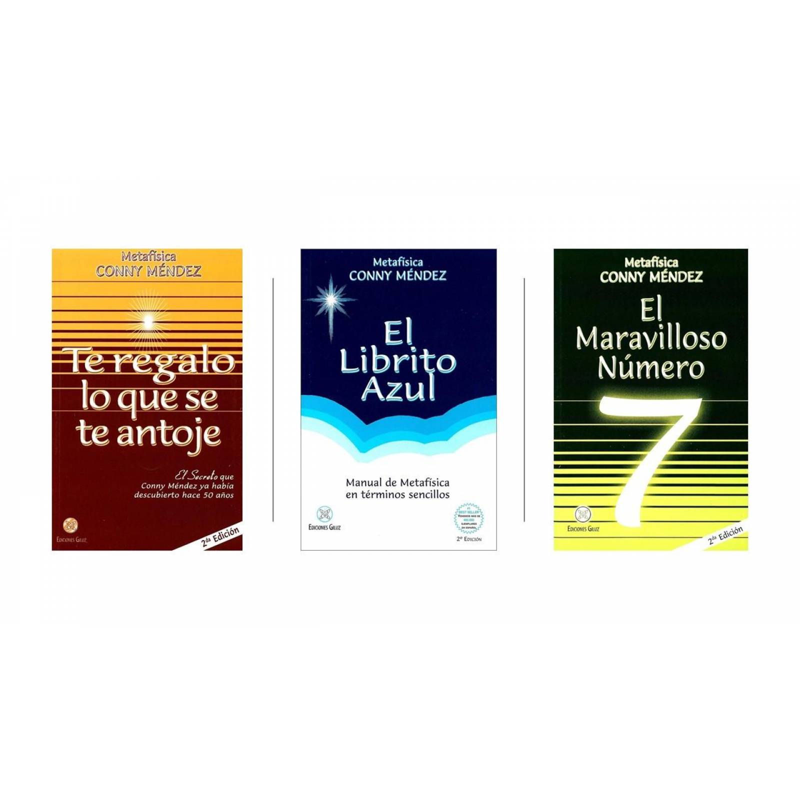 Colección De Metafísica Tres Libros: El Librito Azul + El Maravilloso Número 7 + Te Regalo Lo Que Se 