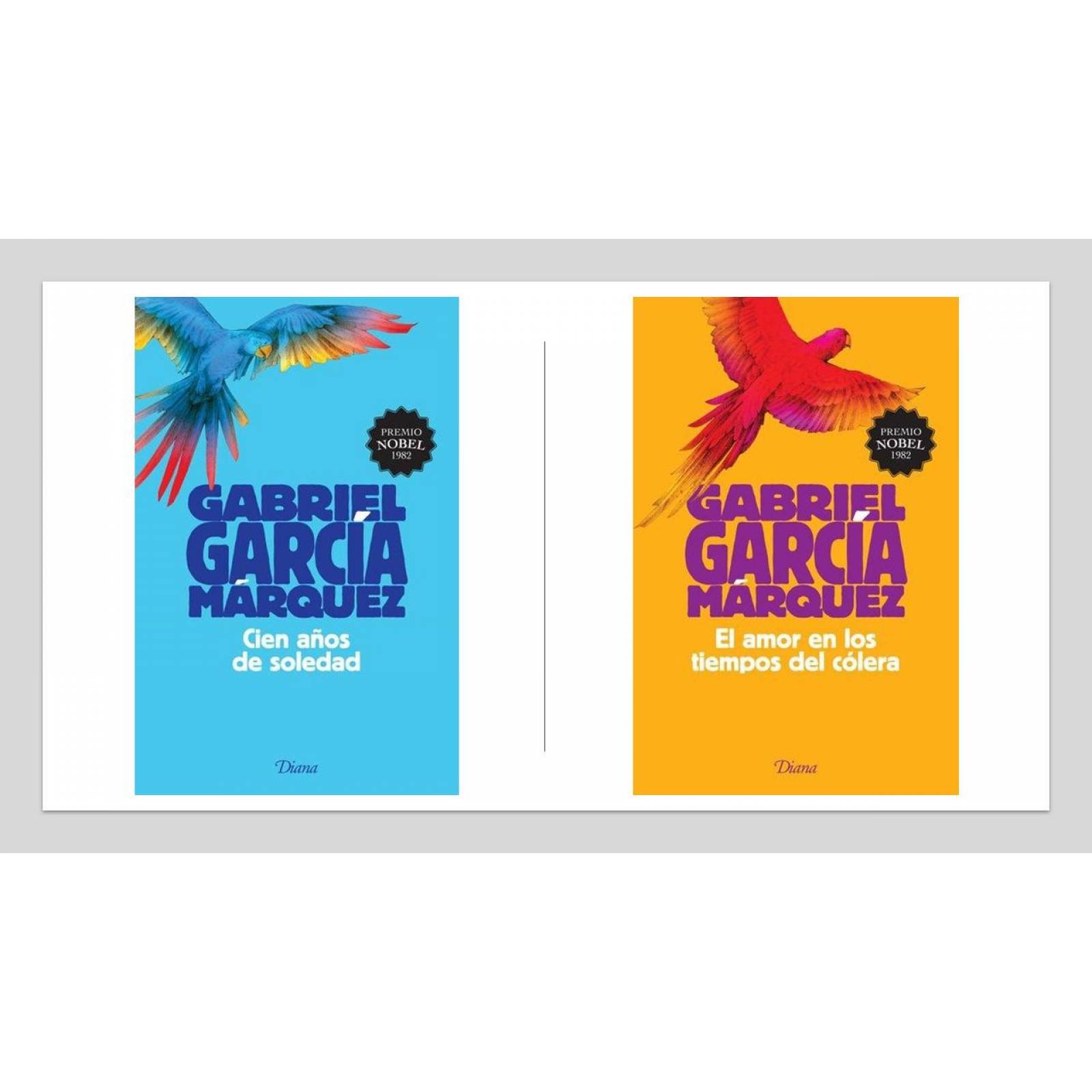 Colección De 2 Libros De Gabriel Garcia Marquez, Cien Años De Soledad + Amor En Tiempo De Colera 