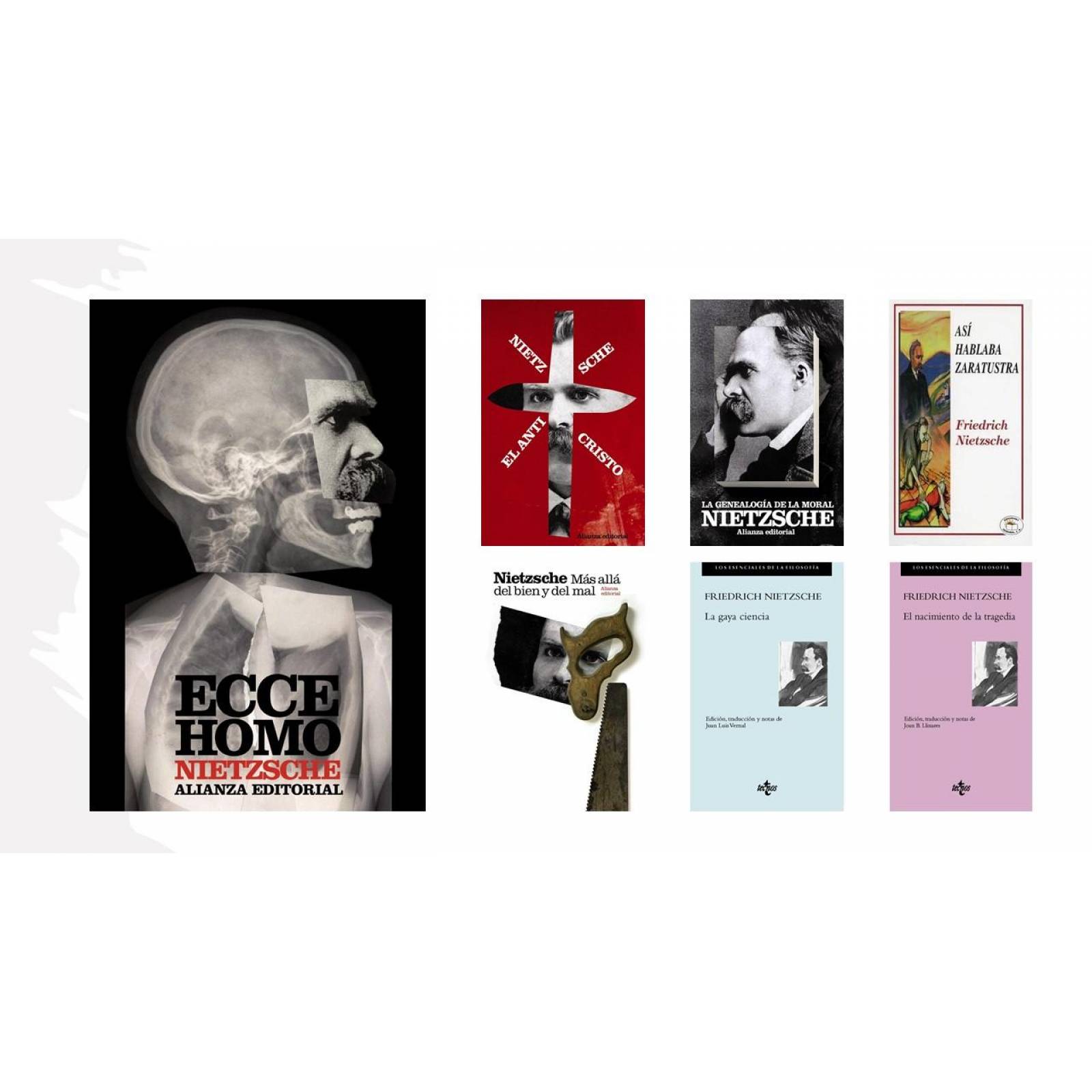 Colección De 7 Libros De Friedrich Nietzsche 