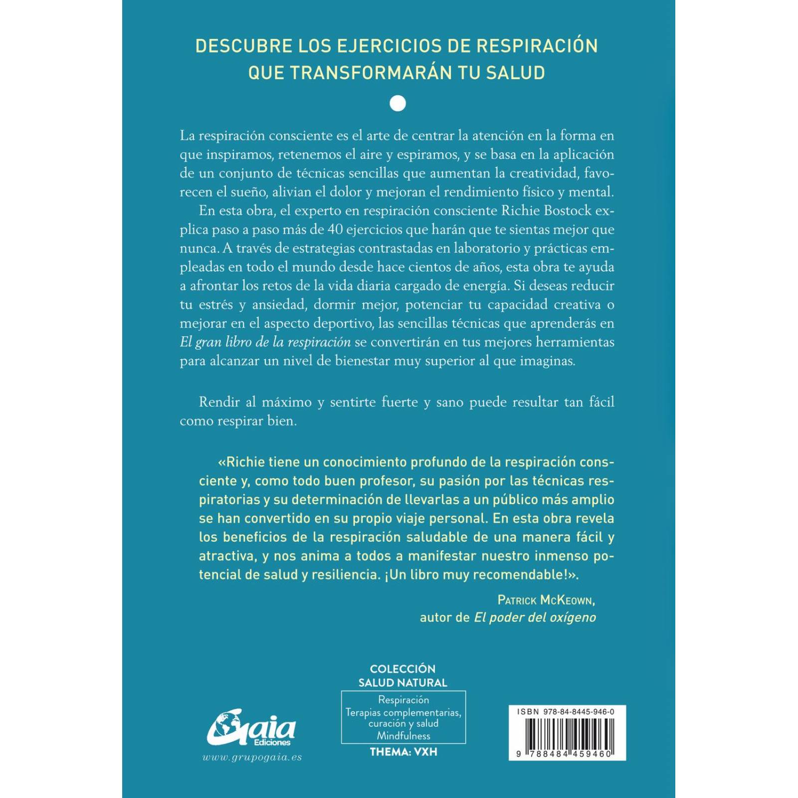 El Gran Libro de la Respiración. 40 Ejercicios de Respiración 