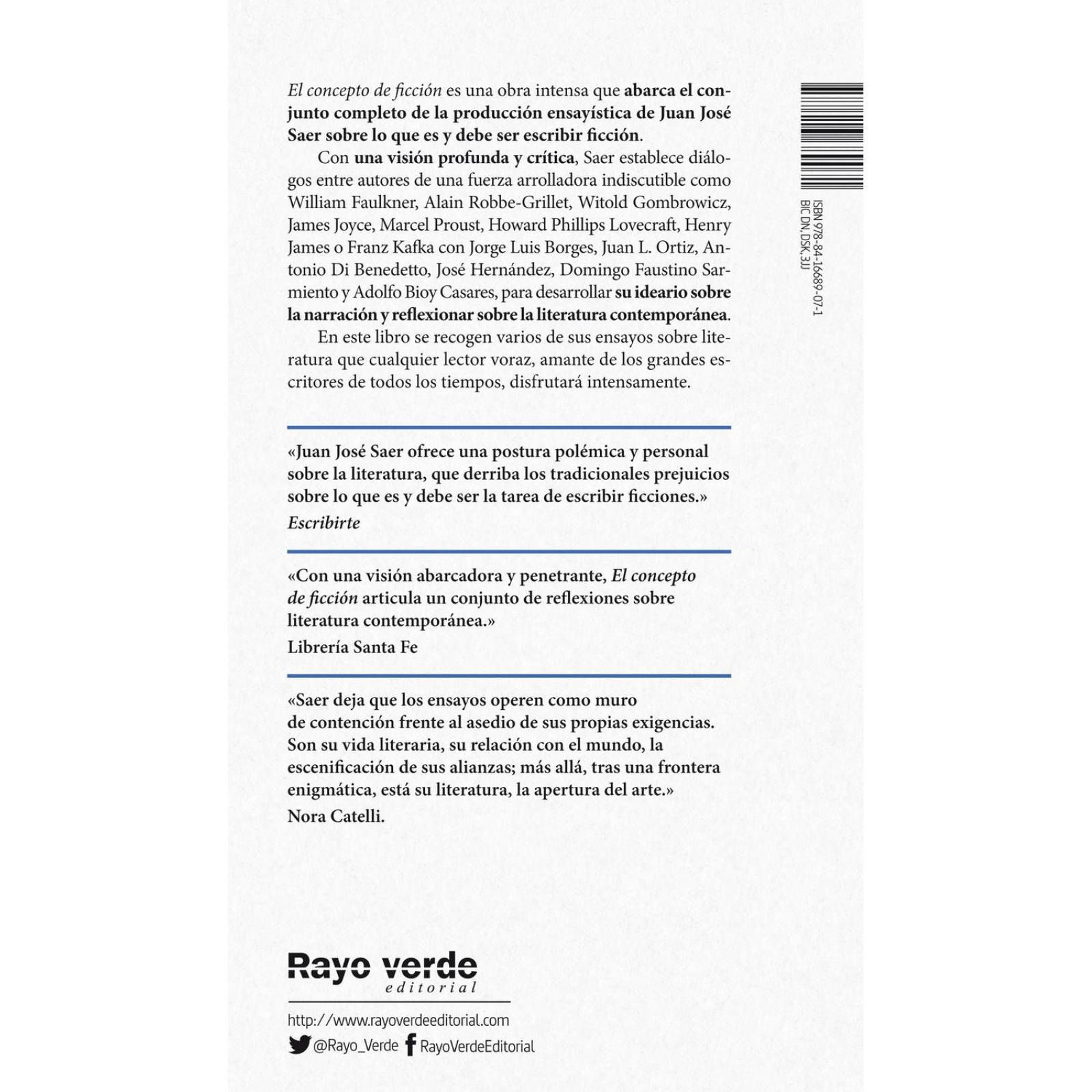 El Concepto de Ficción 