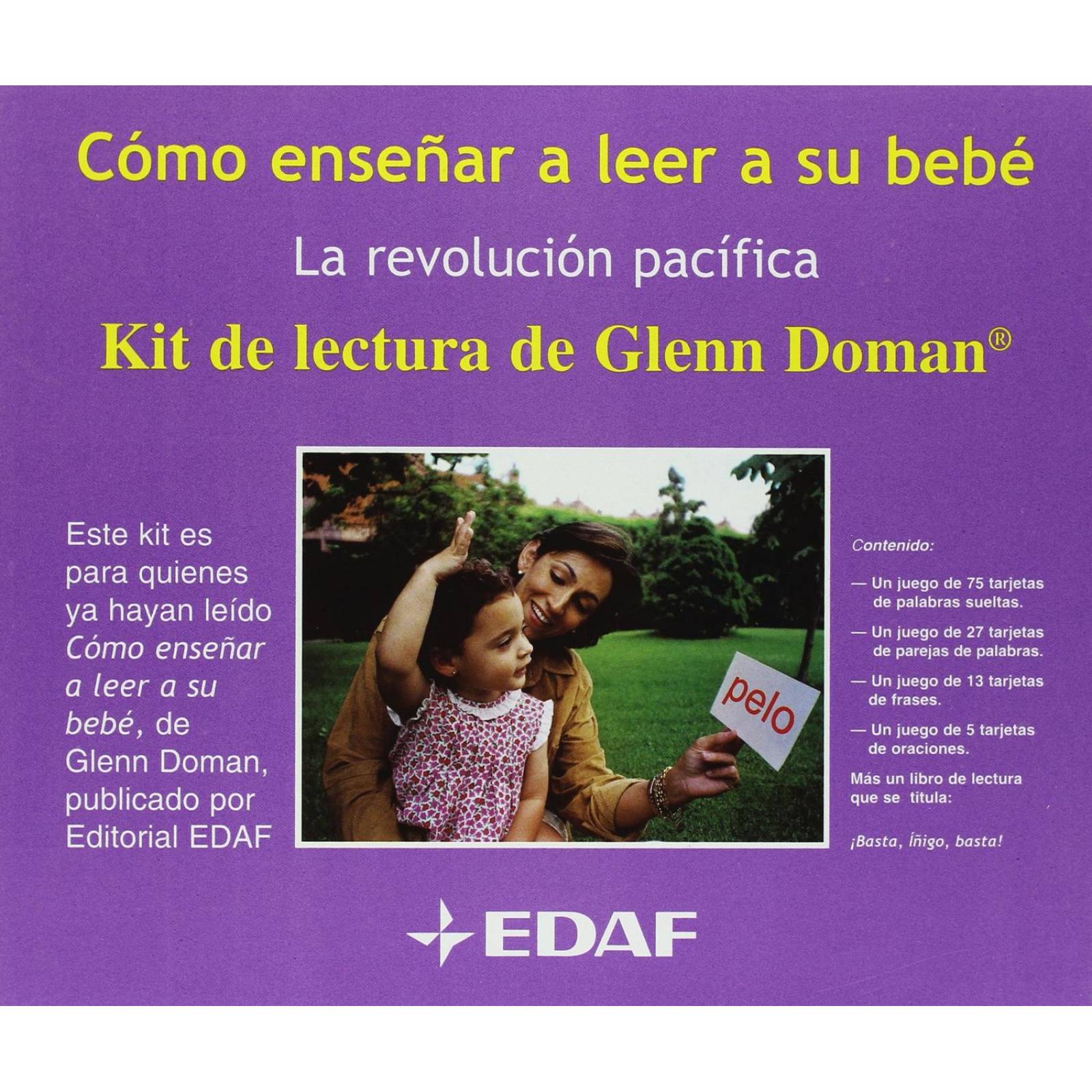 Como Enseñar a Leer a su Bebe. Kit de Lectura de Glenn Doman