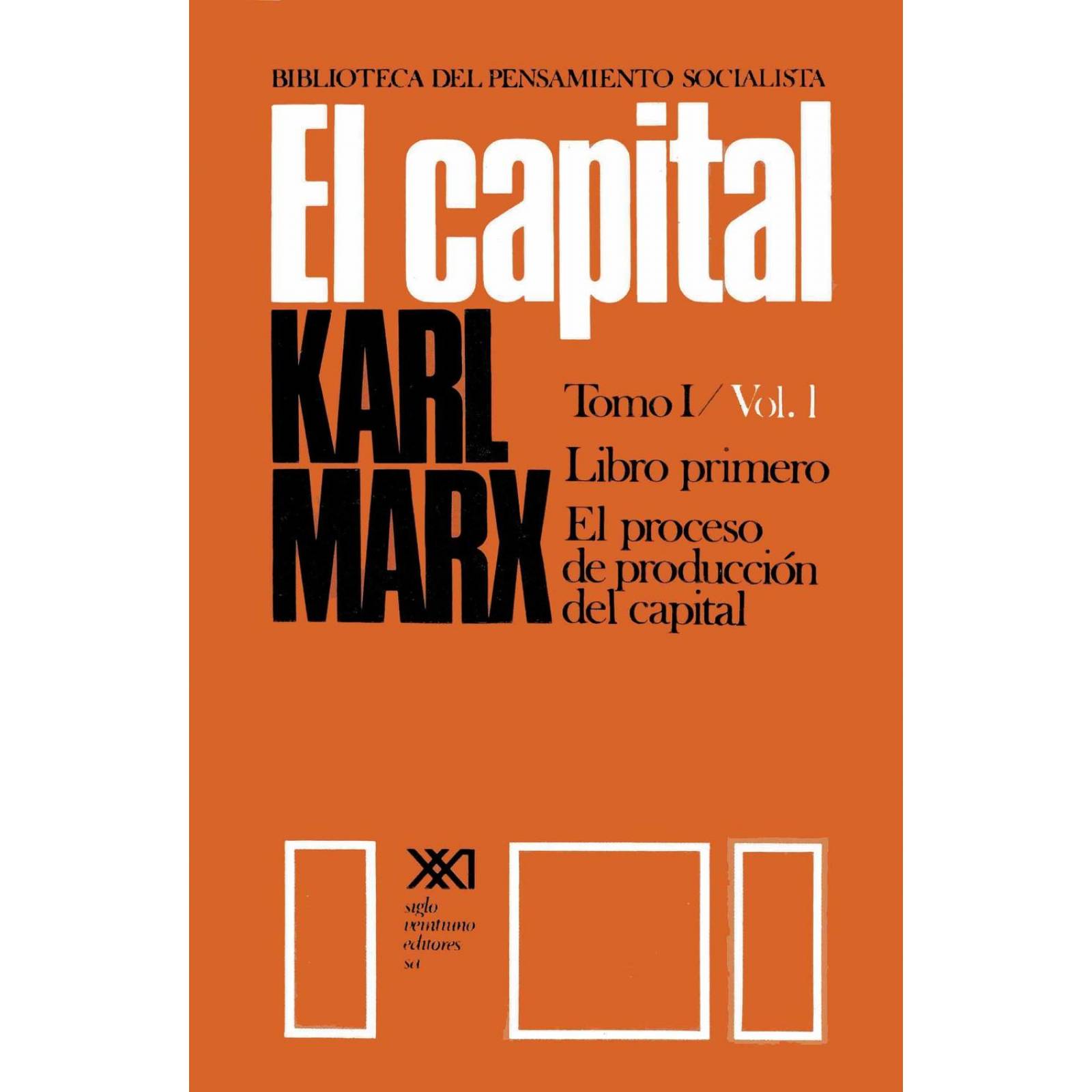 El Capital. Libro Primero Vol 1 