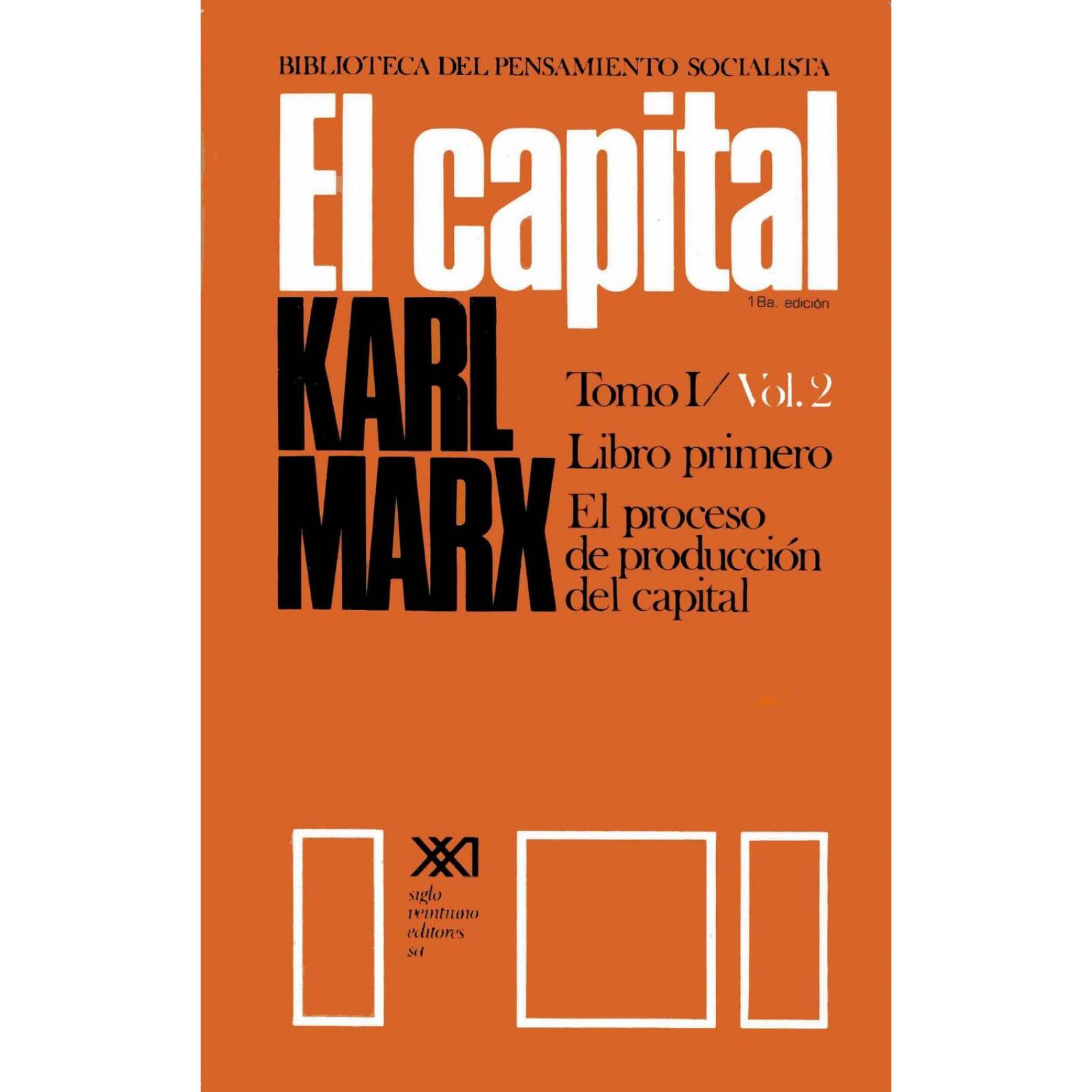 El Capital. Libro Primero Vol 2 