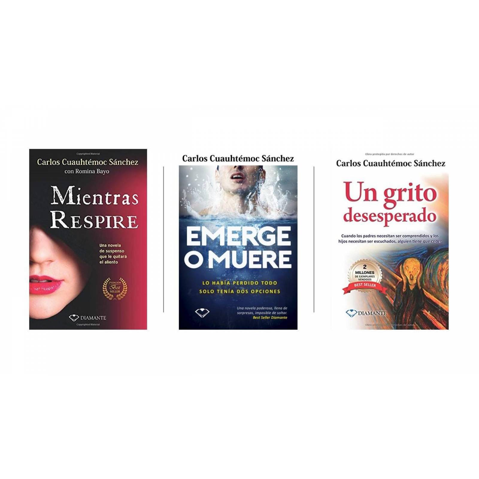 Paquete para Reflexionar: Mientras Respire + Emerge o Muere de Carlos Cuauhtémoc Sánchez 