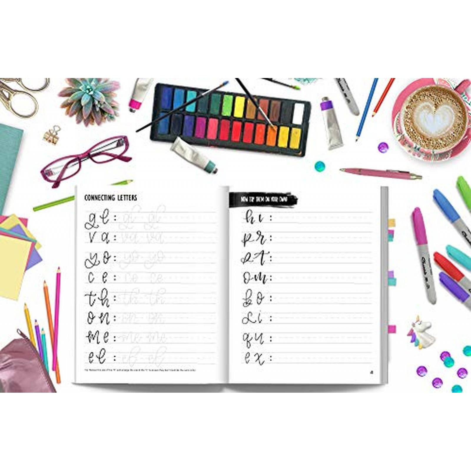 The Ultimate Guide to Modern Calligraphy & Hand Lettering for Beginners: Learn to Letter: A Hand Let 