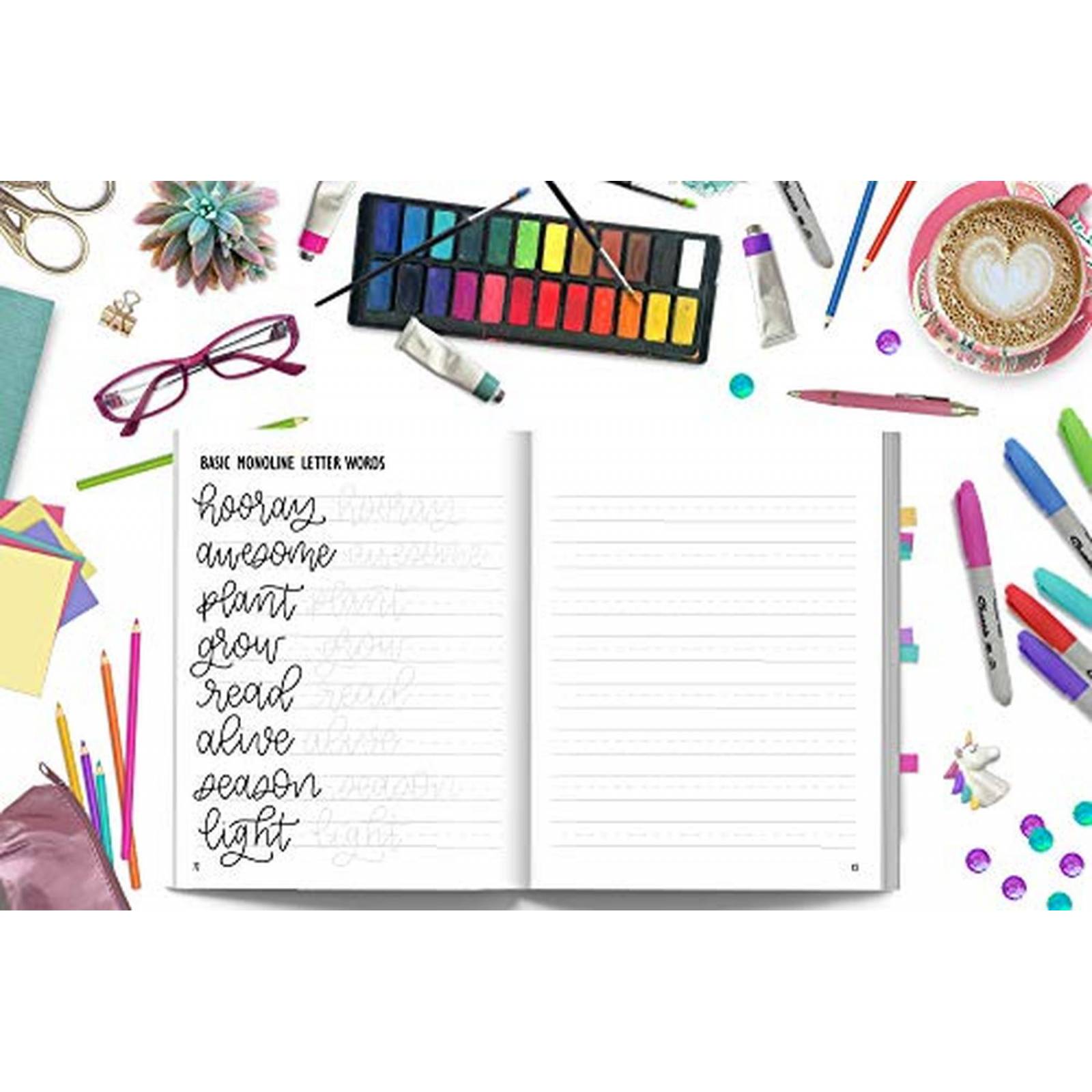 The Ultimate Guide to Modern Calligraphy & Hand Lettering for Beginners: Learn to Letter: A Hand Let 