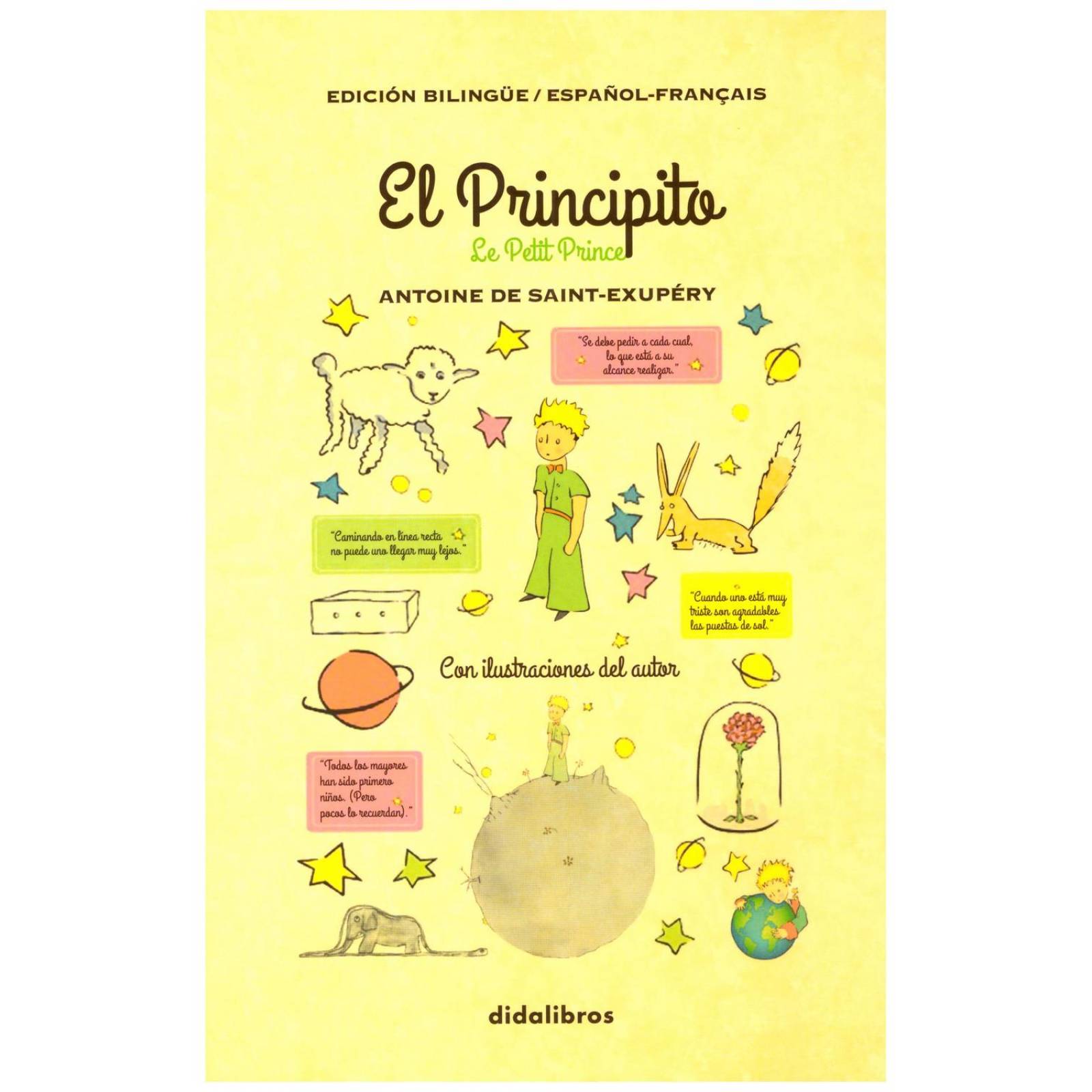 El Principito Bilingüe Español- Francés (Prólogo Elena Poniatowska) 