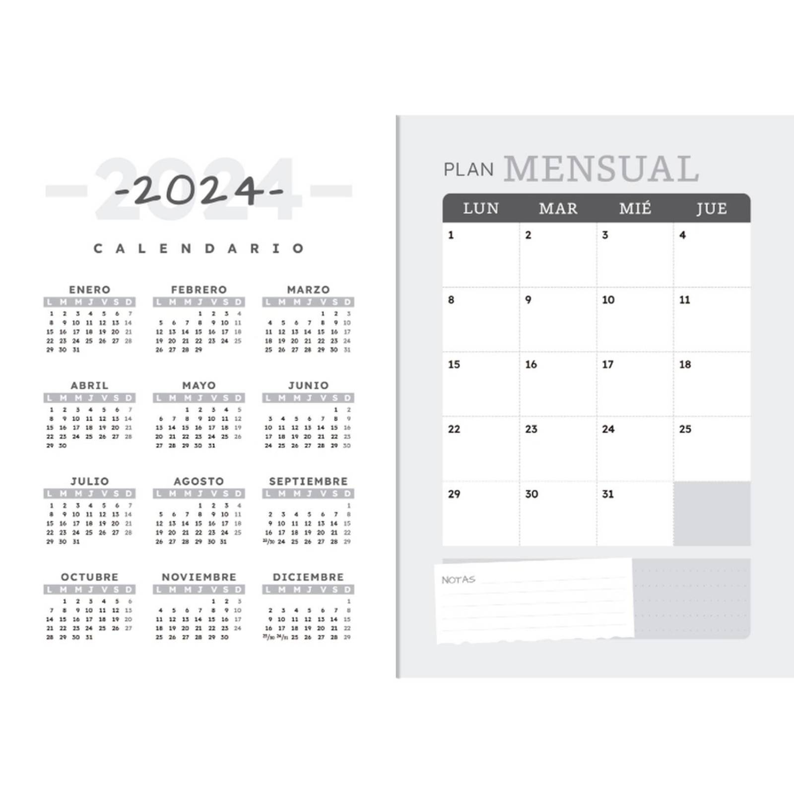 Agenda 2024 No Dejes Para Hoy Lo Que Puedes Hacer Mañana 