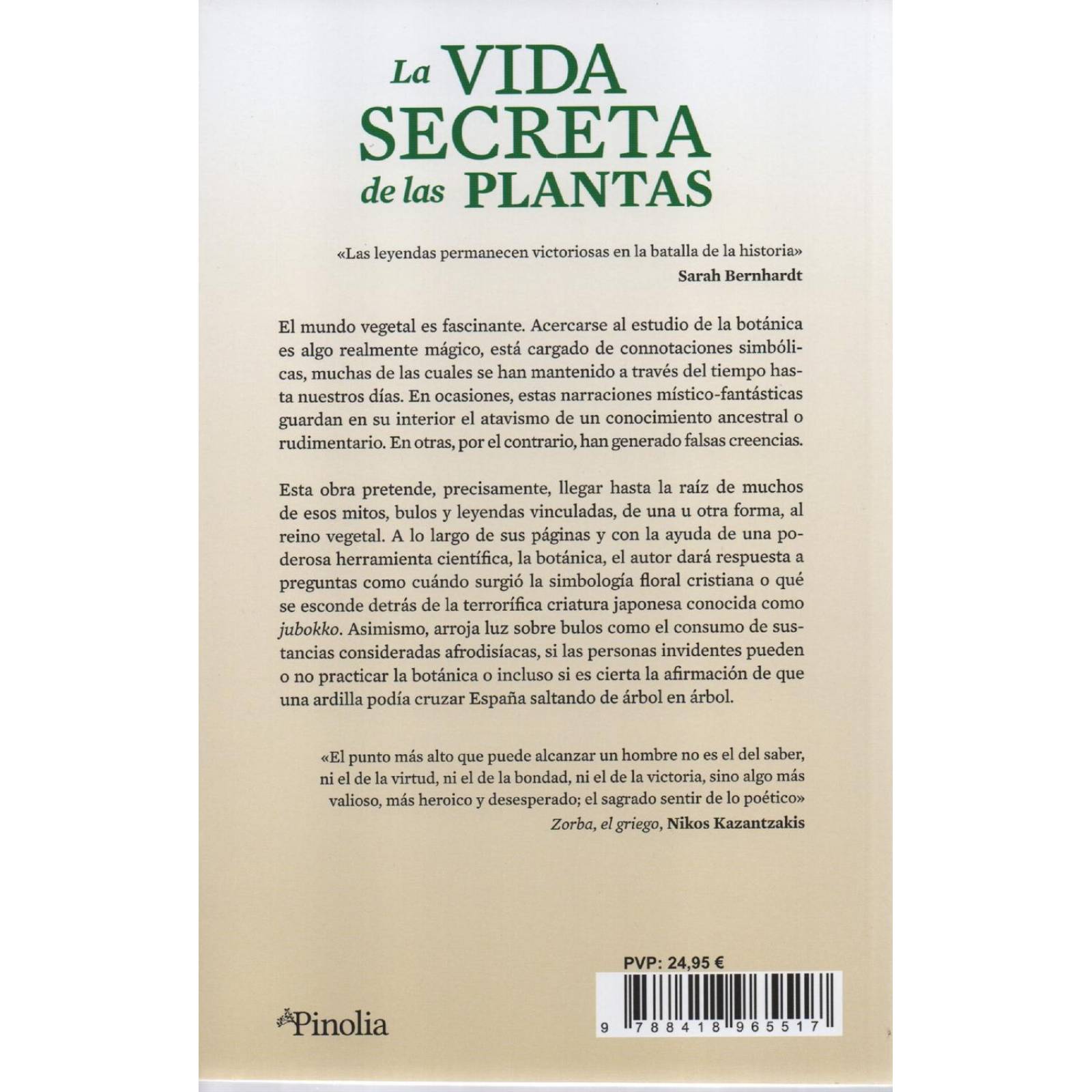 La Vida Secreta de las Plantas 