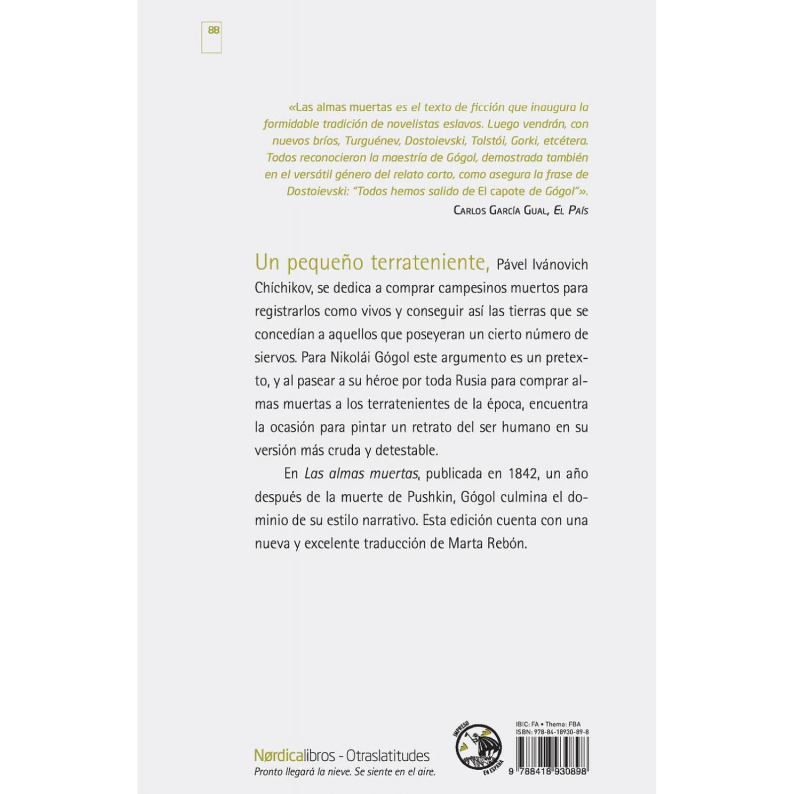 Las almas muertas (nueva edición)