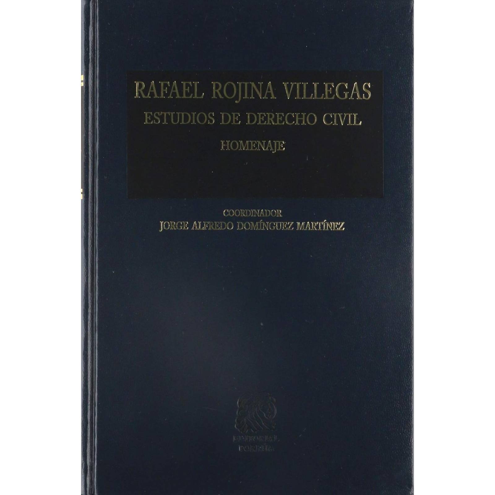 Rafael Rojina Villegas: Estudios de Derecho Civil 