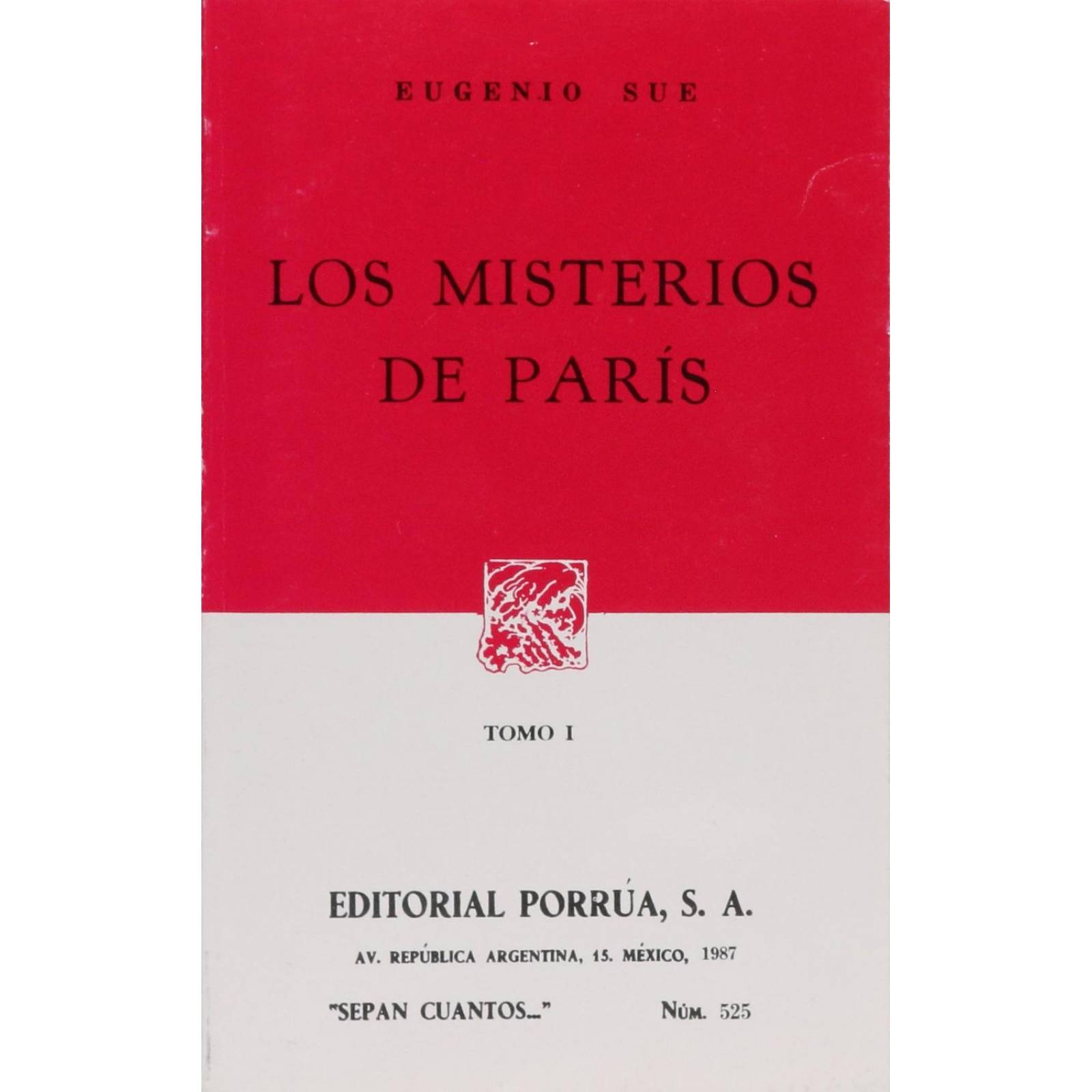 Los misterios de París Tomo I 