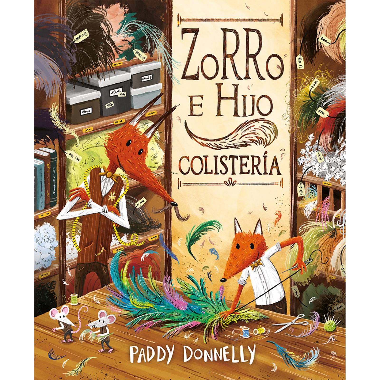 Zorro e hijo colistería 