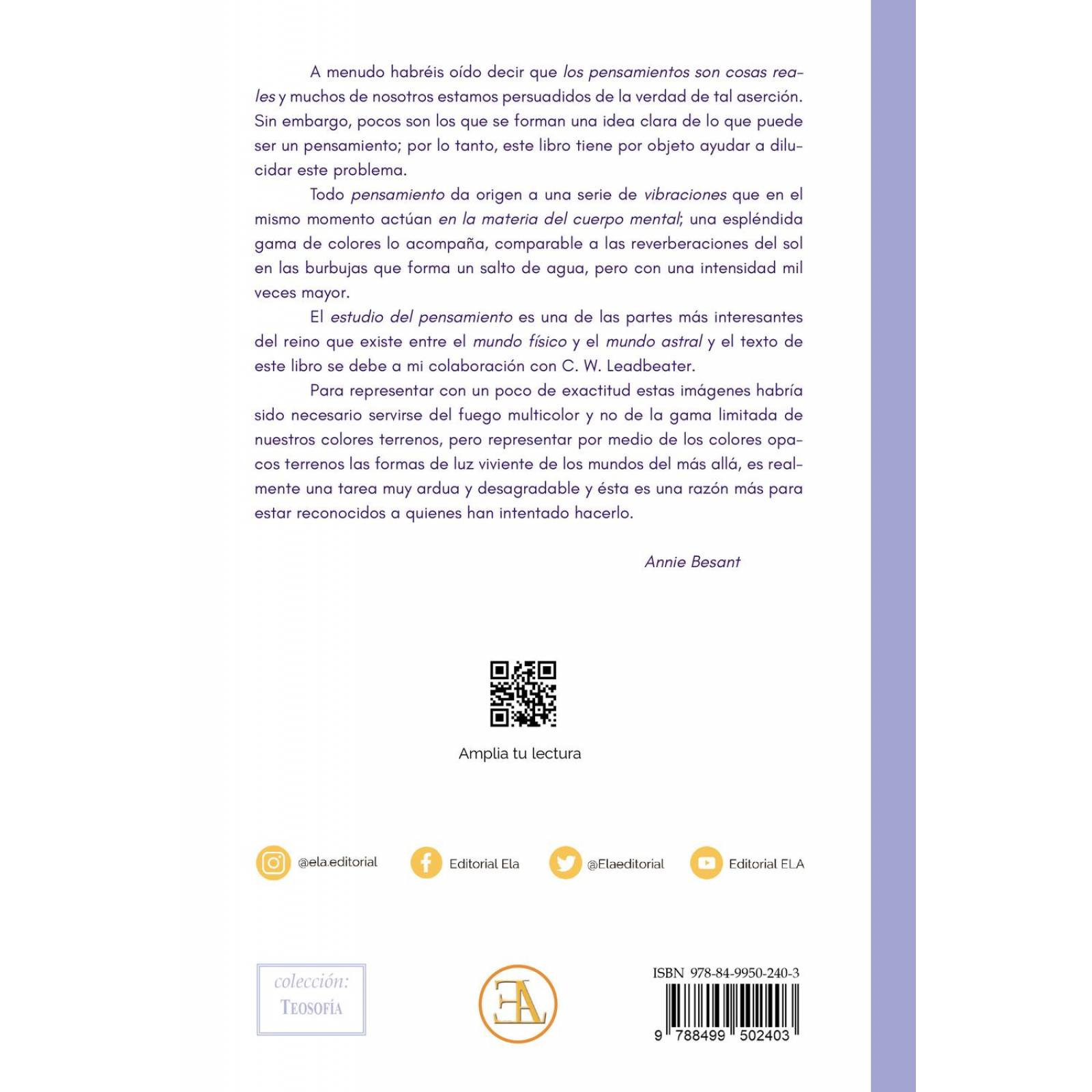 El pensamiento sus imágenes y vibraciones 