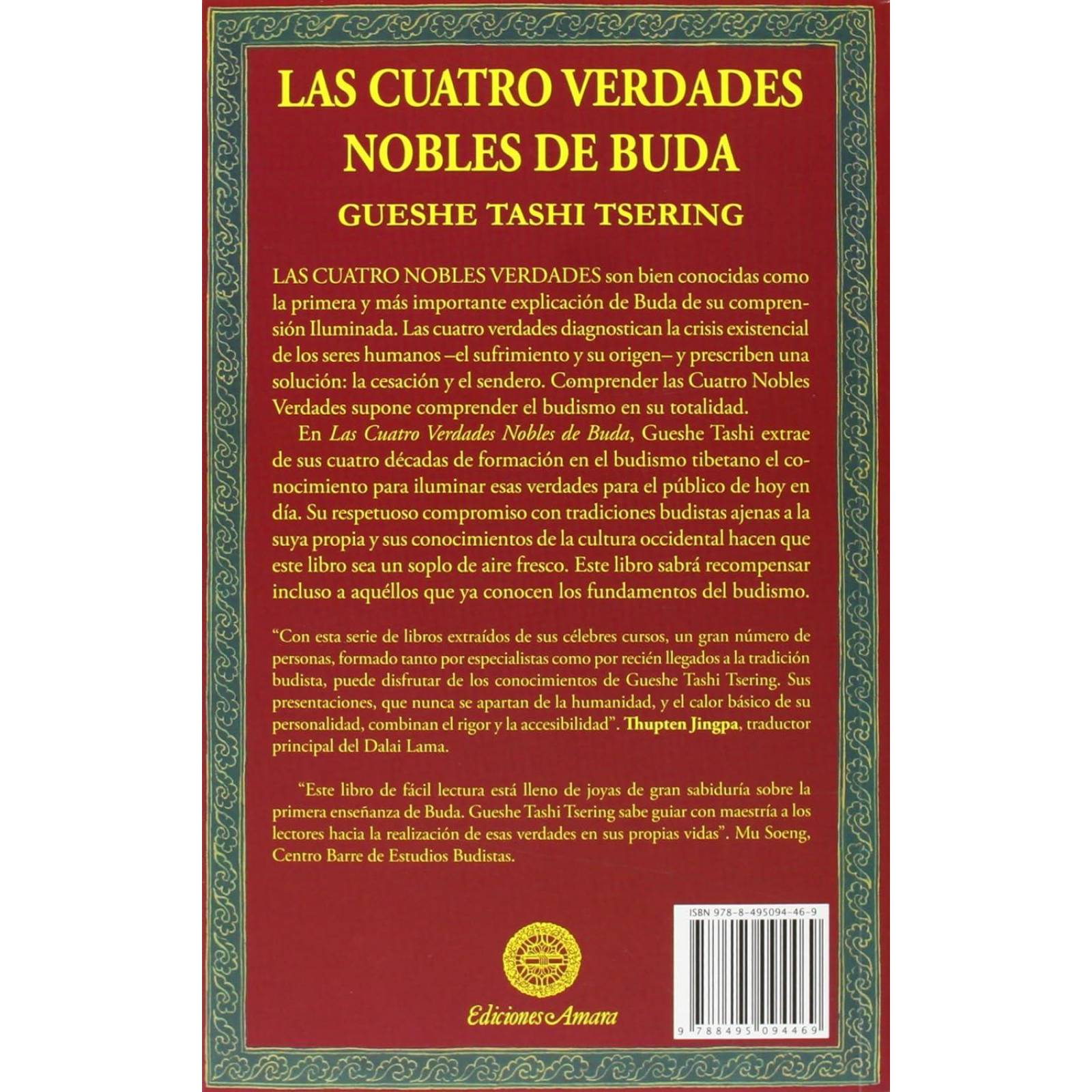 Las cuatro verdades nobles de buda