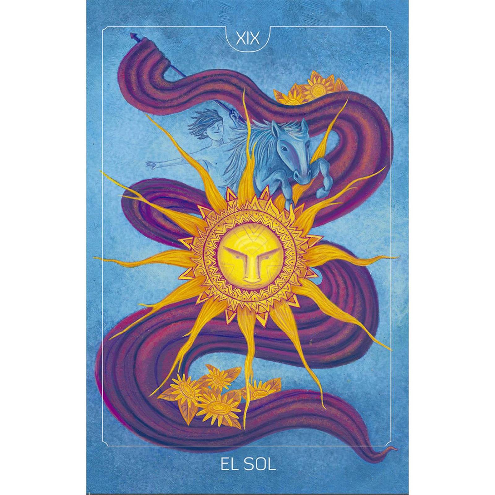Libreta Tarot. El Sol. Arcano Mayor Xix 