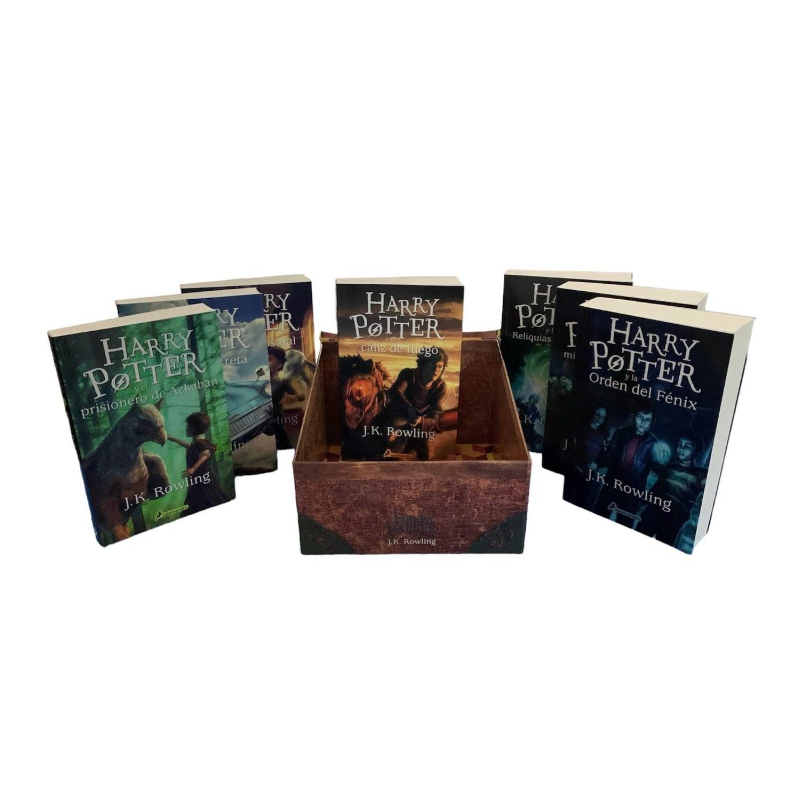 Paquete Harry Potter Cofre de Libros con Saga Completa 