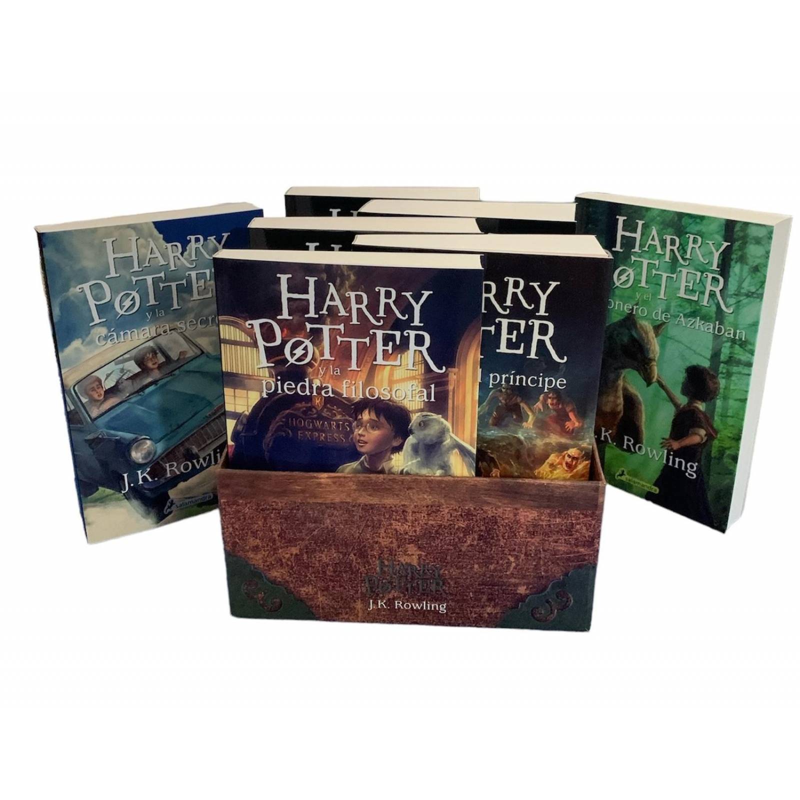 Paquete Harry Potter Cofre de Libros con Saga Completa 