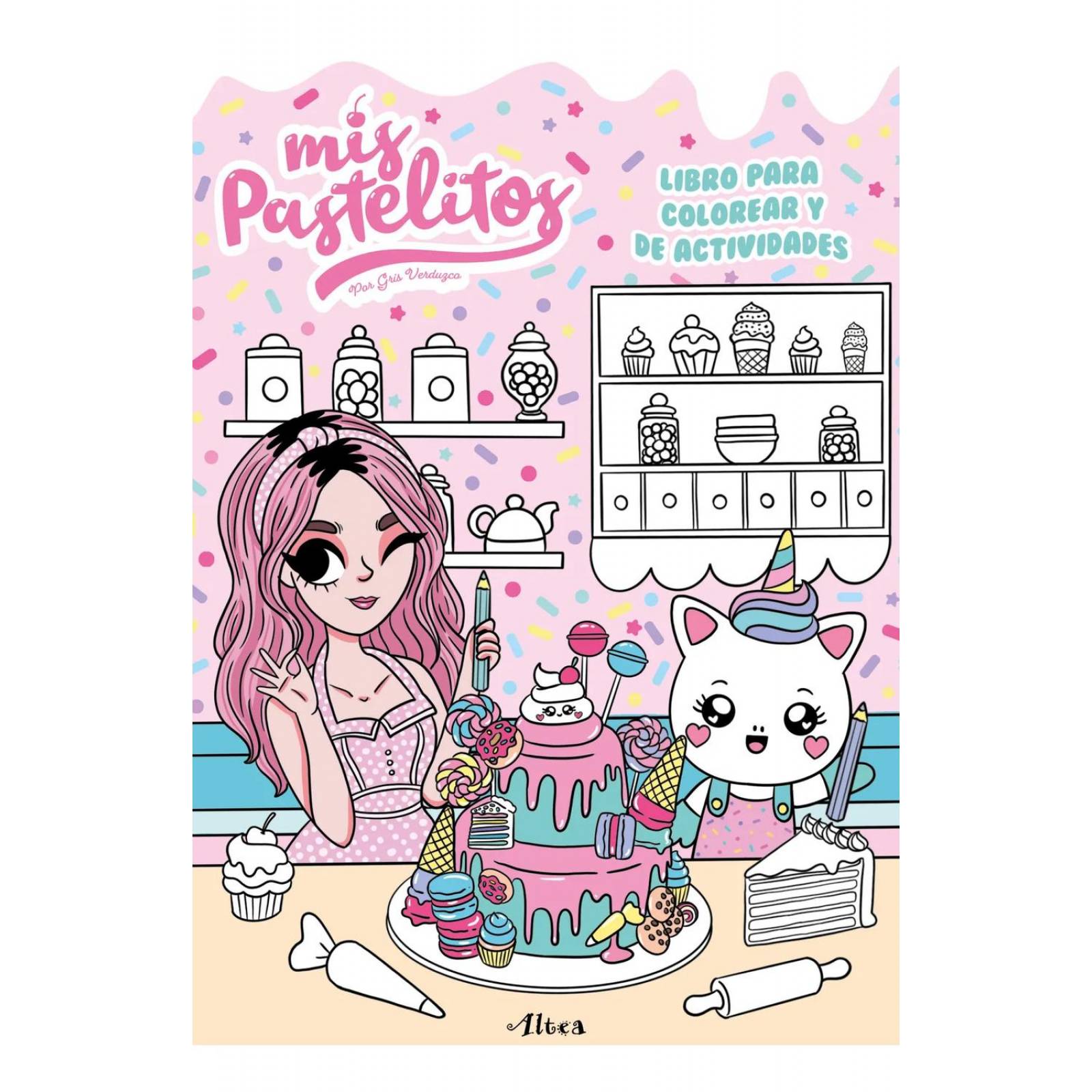 Mis Pastelitos. Libro Para Colorear 