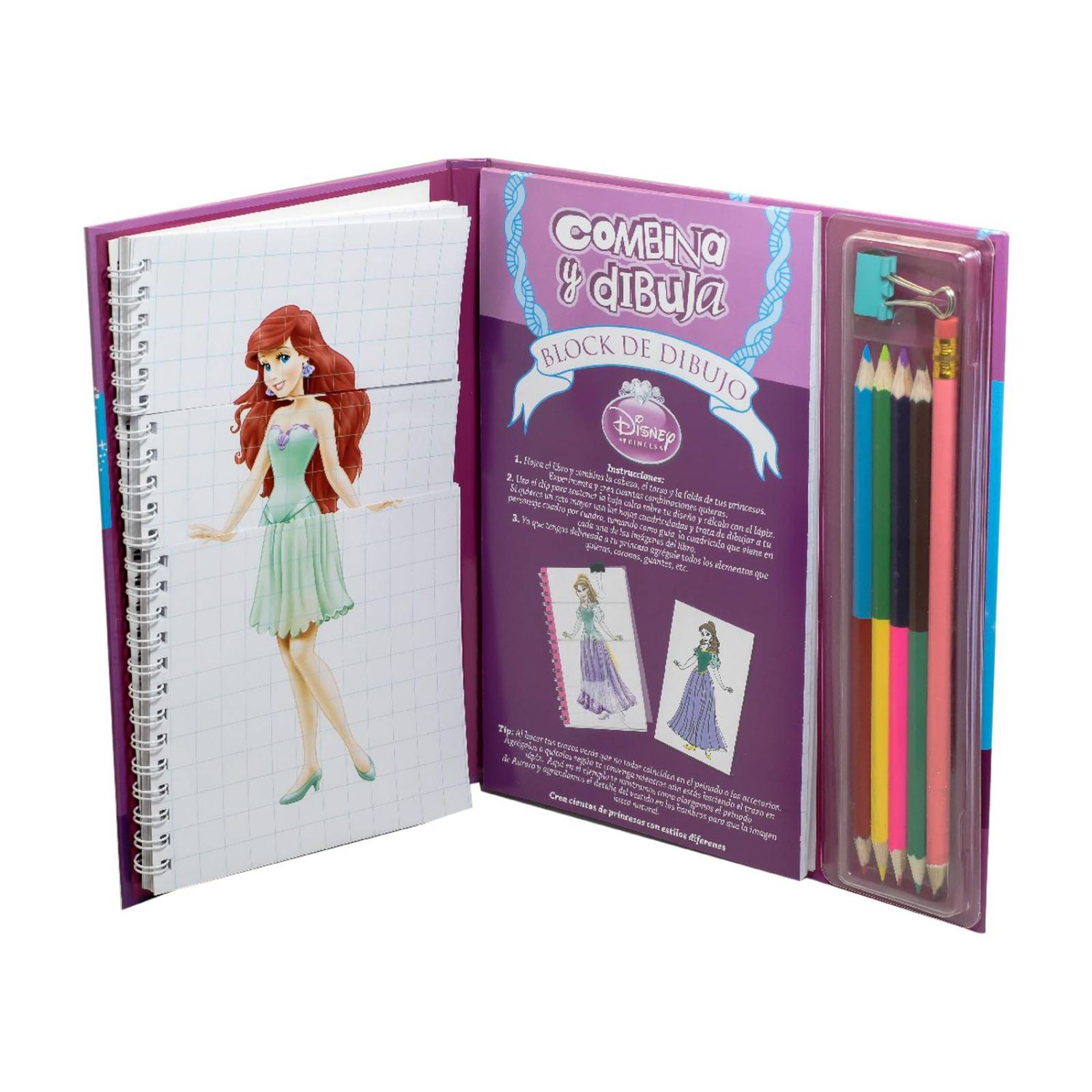 Combina Y Dibuja Princesas 