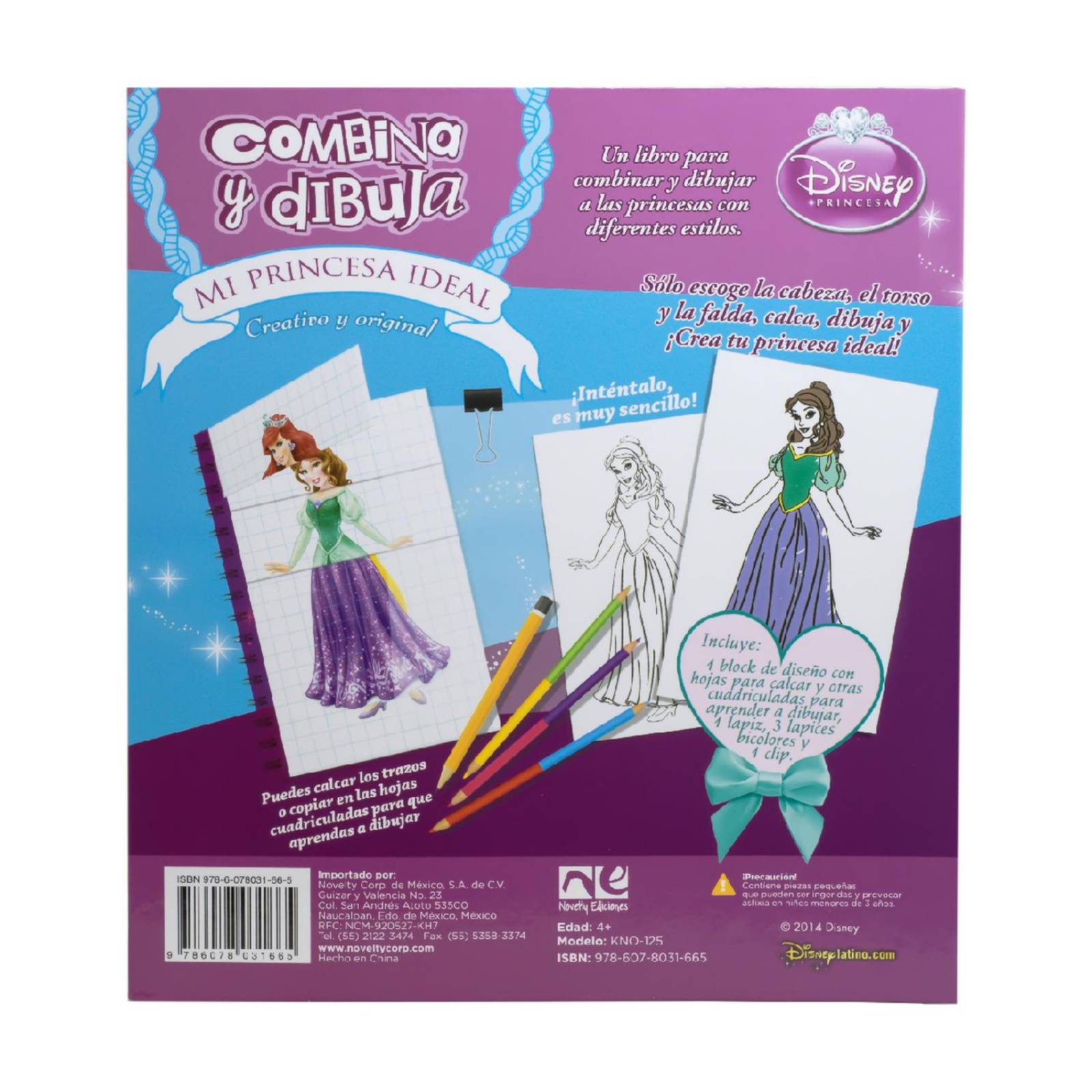 Combina Y Dibuja Princesas 