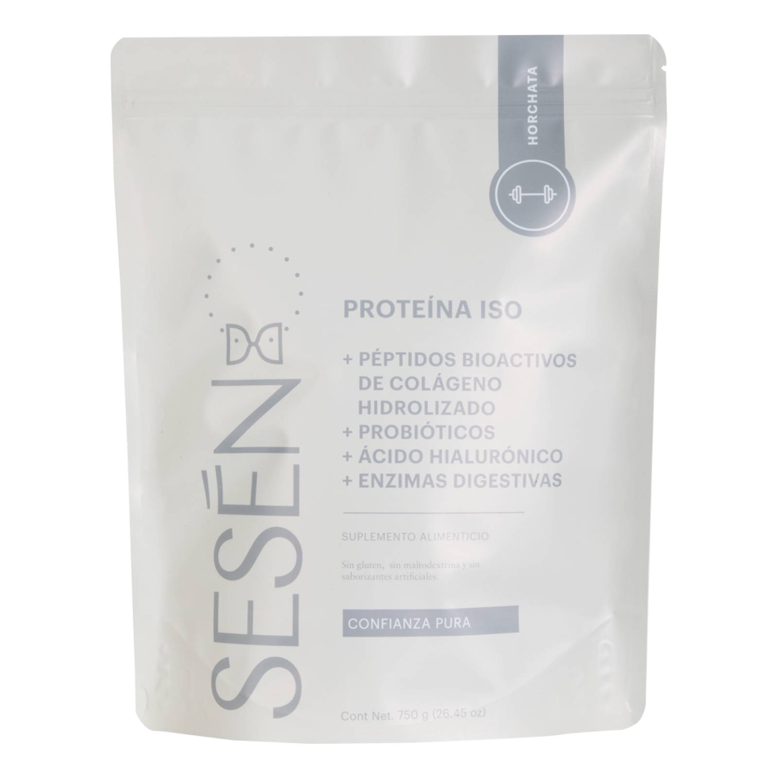 PROTEINA ISO  + COLAGENO HIDROLIZADO SESEN SABOR HORCHATA 750 G
