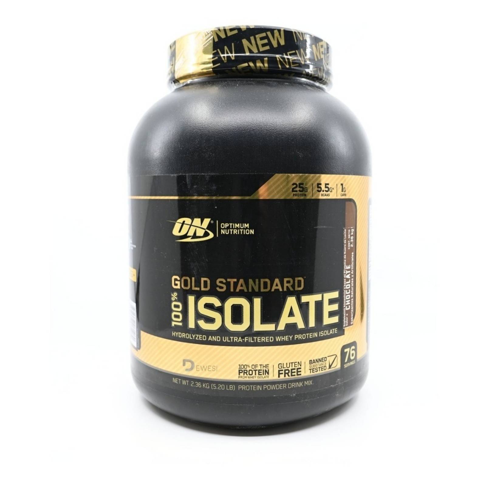 ON GOLD STANDARD ISOLATE CHOCOLATE 5 LBS