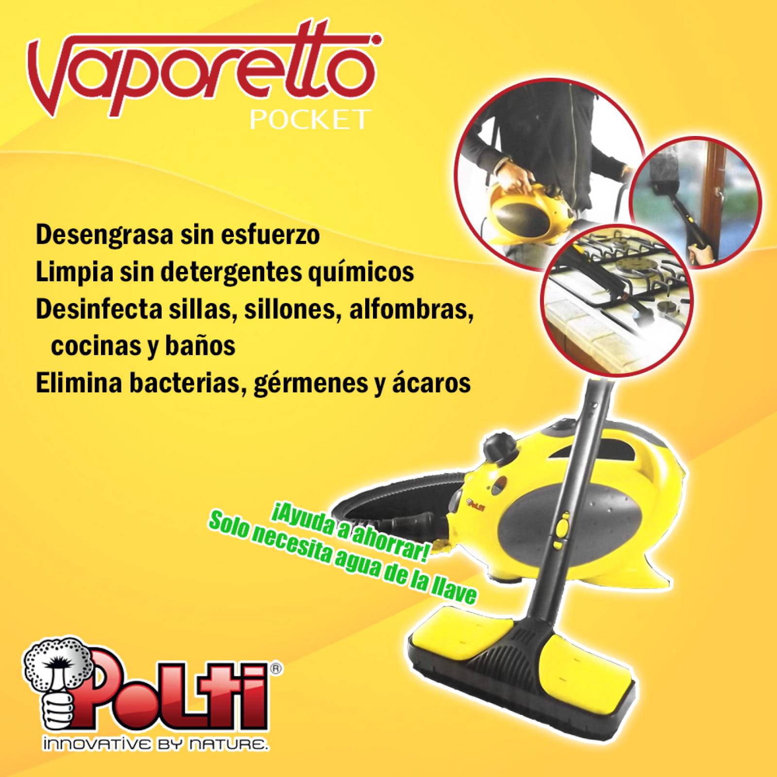 Limpiador De Vapor Multiusos Para El Hogar