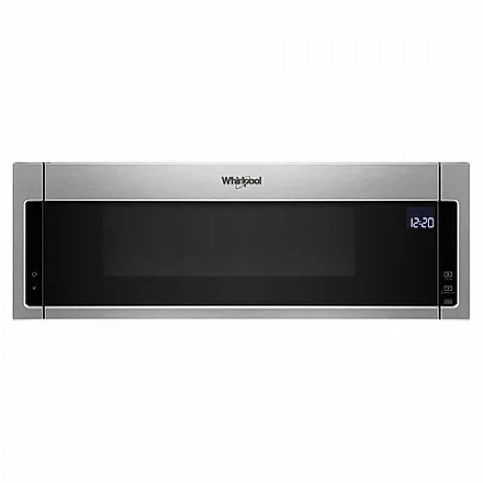 MICROCAMPANA WHIRLPOOL WML75011HZ DE 76 CM (30 PULGADAS) CON CAPACIDAD DE 1.1 PIES CÚBICOS EN ACERO INOXIDABLE ANTI HUELLAS.