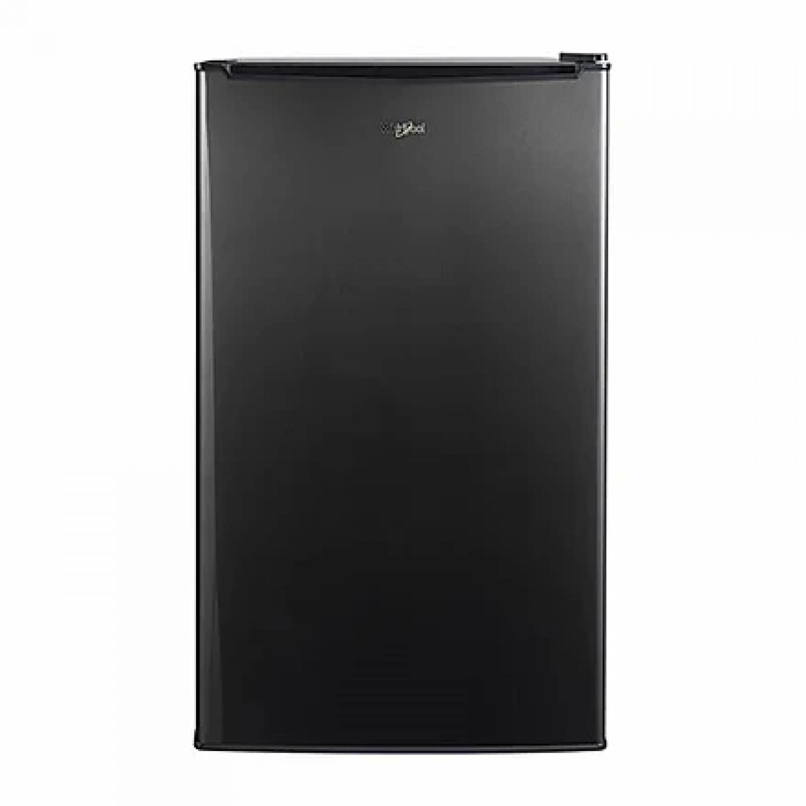 REFRIGERADOR FRIGOBAR WHIRLPOOL WS4515B CON CAPACIDAD DE 4 PIES CÚBICOS EN ACERO INOXIDABLE NEGRO.