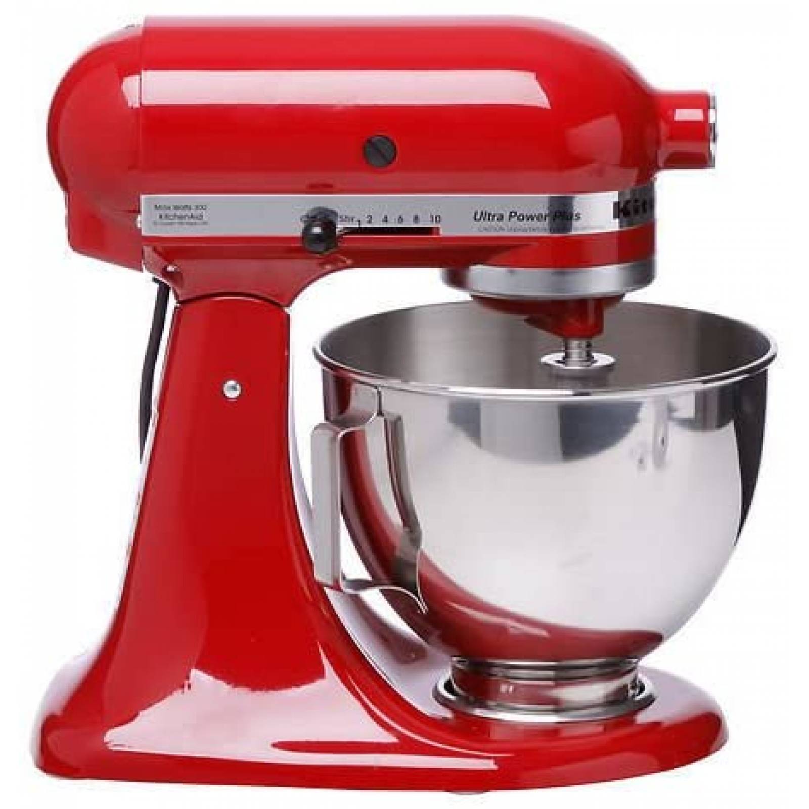 Batidora KitchenAid KSM100PSER Ultra Power Plus de 4.25 Lt 10 Velocidades Rojo.
