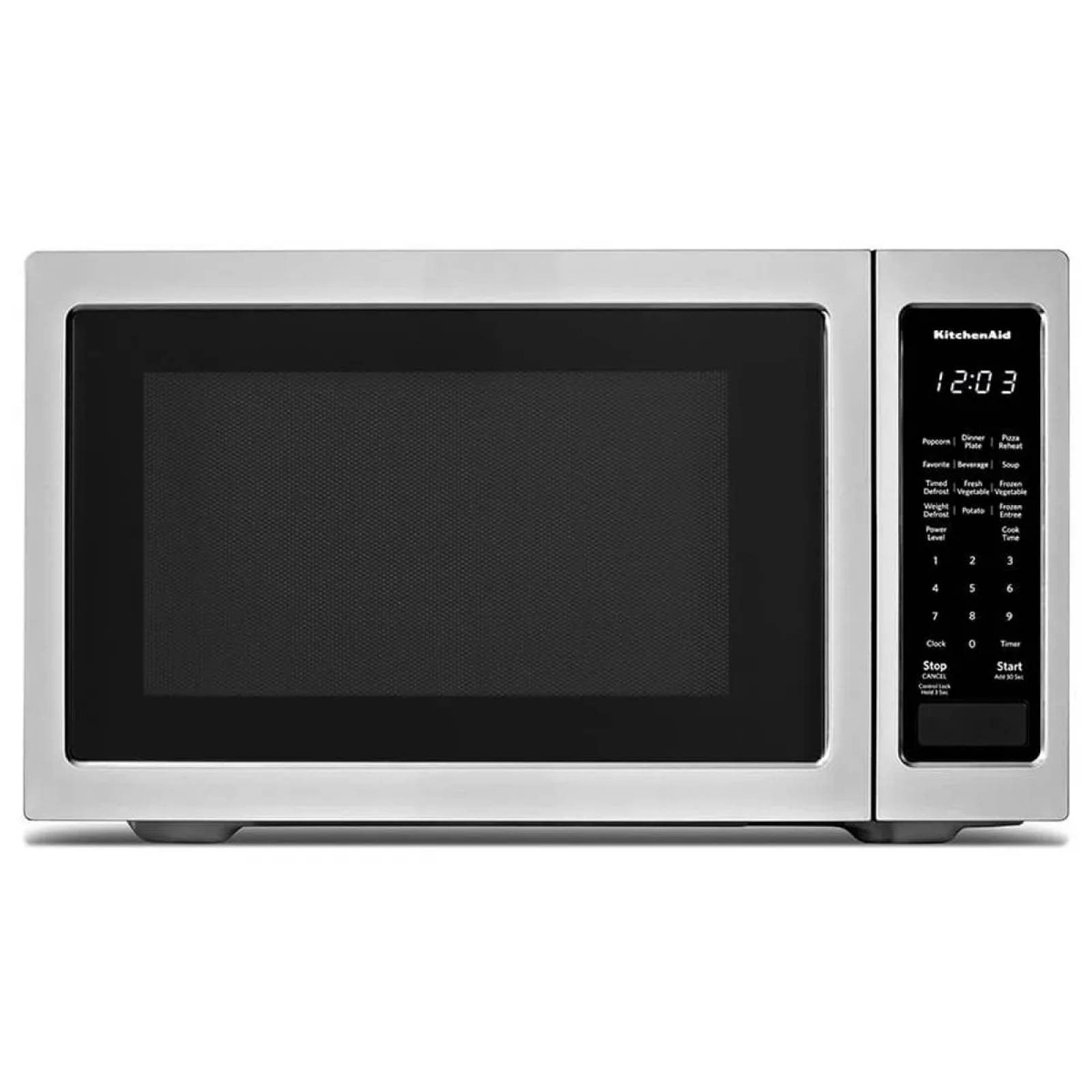 Microondas KitchenAid KMCS1016GSS de 55 cm y 1.6 p³ (45 L) Acero Inoxidable Compatible con Trim MK2160AZ.