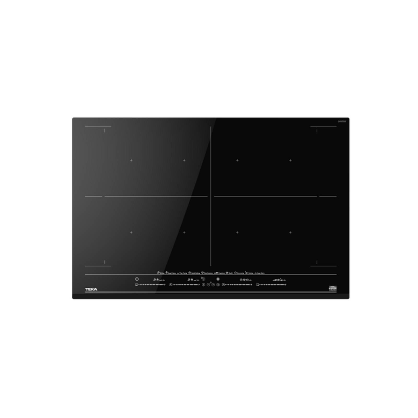 Parrilla Eléctrica Empotrable Teka IZF 88700 MST BK de 80 cm en Vitrocerámica Negra.