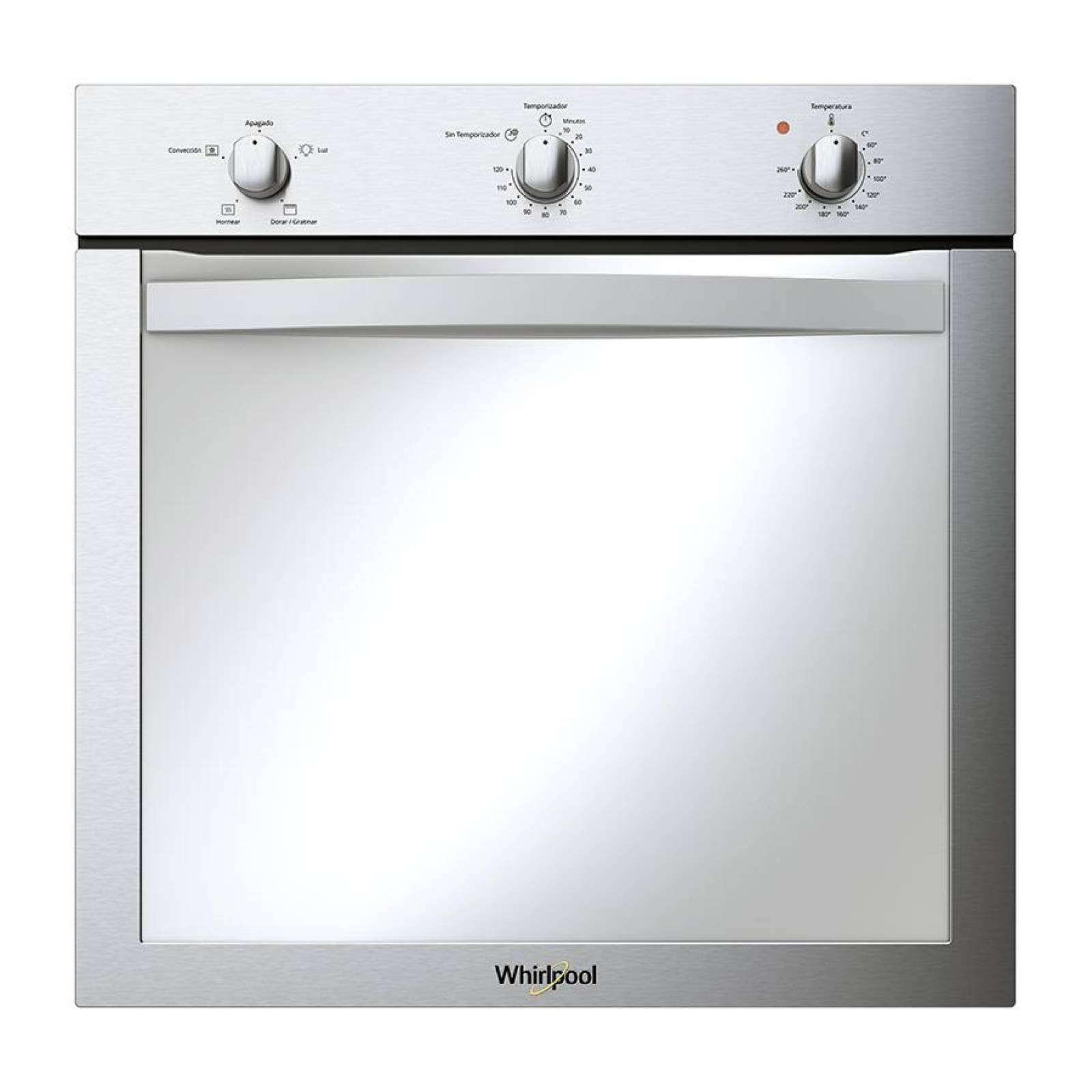 Horno Electrico Empotrable Whirlpool WOE120S 60 Cms Acero Inoxidable.