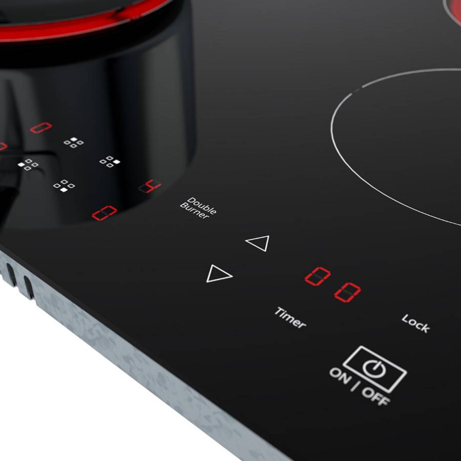 Parrilla Empotrable de Cocina Whirlpool Electrica WEC5240B de 60 cms en Acero Inoxidable.