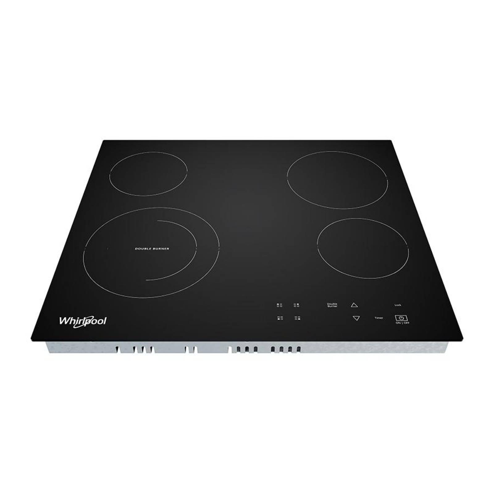 Parrilla Empotrable de Cocina Whirlpool Electrica WEC5240B de 60 cms en Acero Inoxidable.