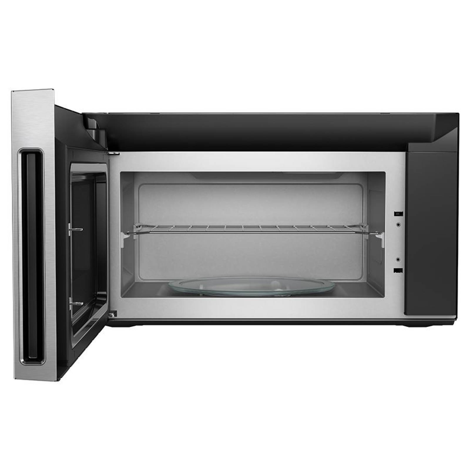 Microondas Campana Whirlpool 2.1 p3 WMH75021HZ de 76 cms Acero Inoxidable