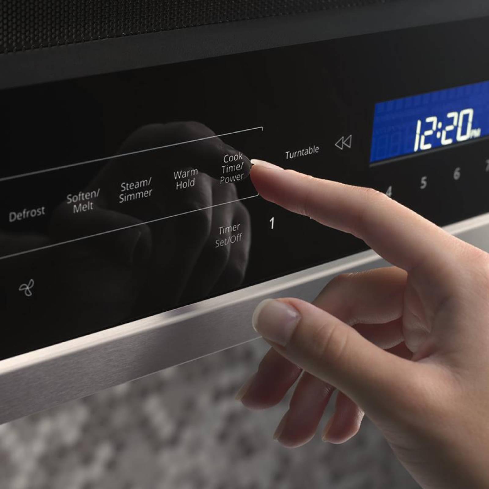 Microondas Campana Whirlpool 2.1 p3 WMH75021HZ de 76 cms Acero Inoxidable