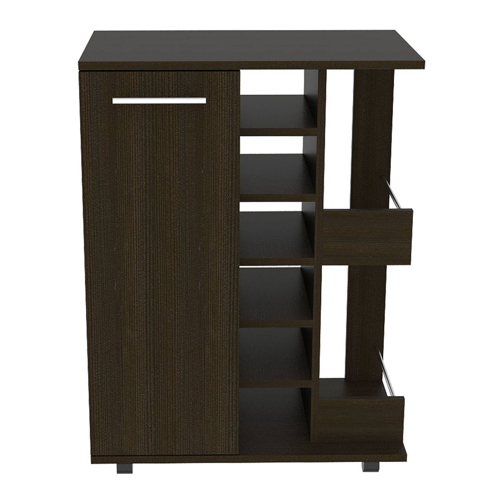 MODULO CARRO BAR-EXCELSIOR COLOR CHOCOLATE