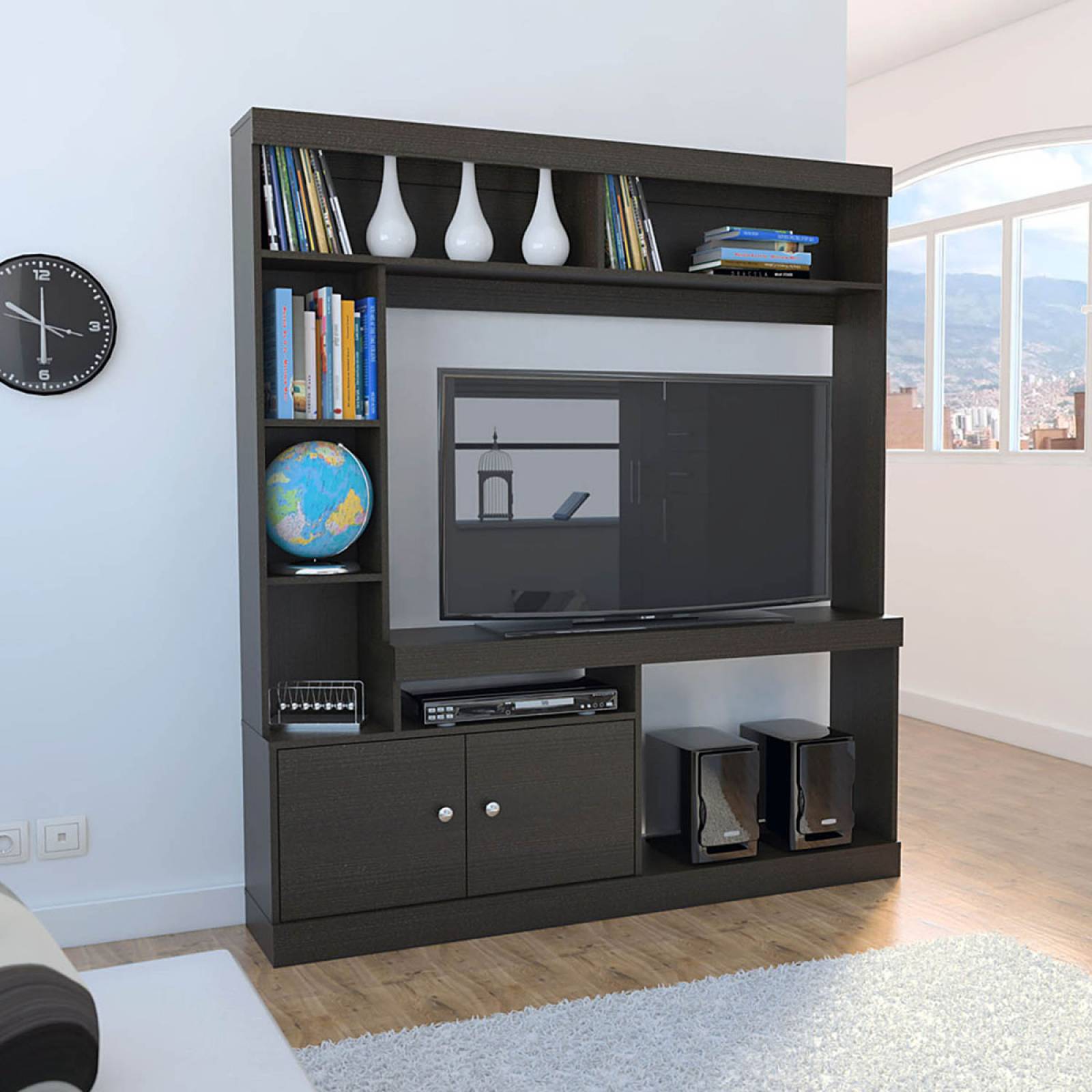 CENTRO DE ENTRETENIMIENTO DANTE-EXCELSIOR COLOR CHOCOLATE