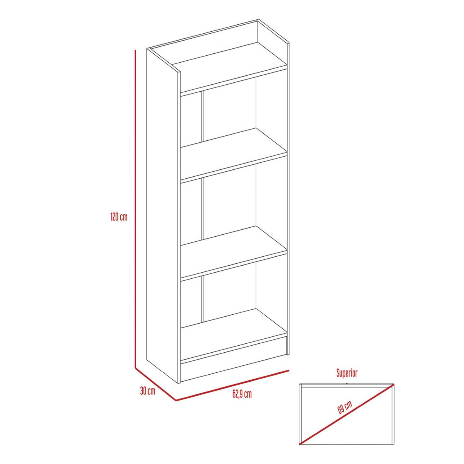 BIBLIOTECA ECO CHOCOLATE MARCA EXCELSIOR
