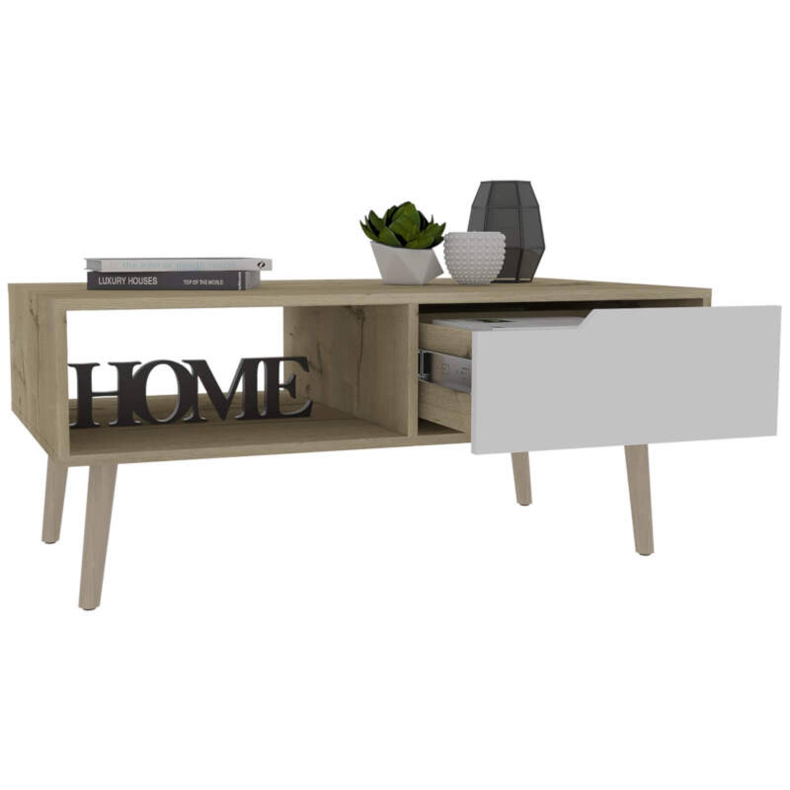 Mesa de centro Oslo Duna Blanco